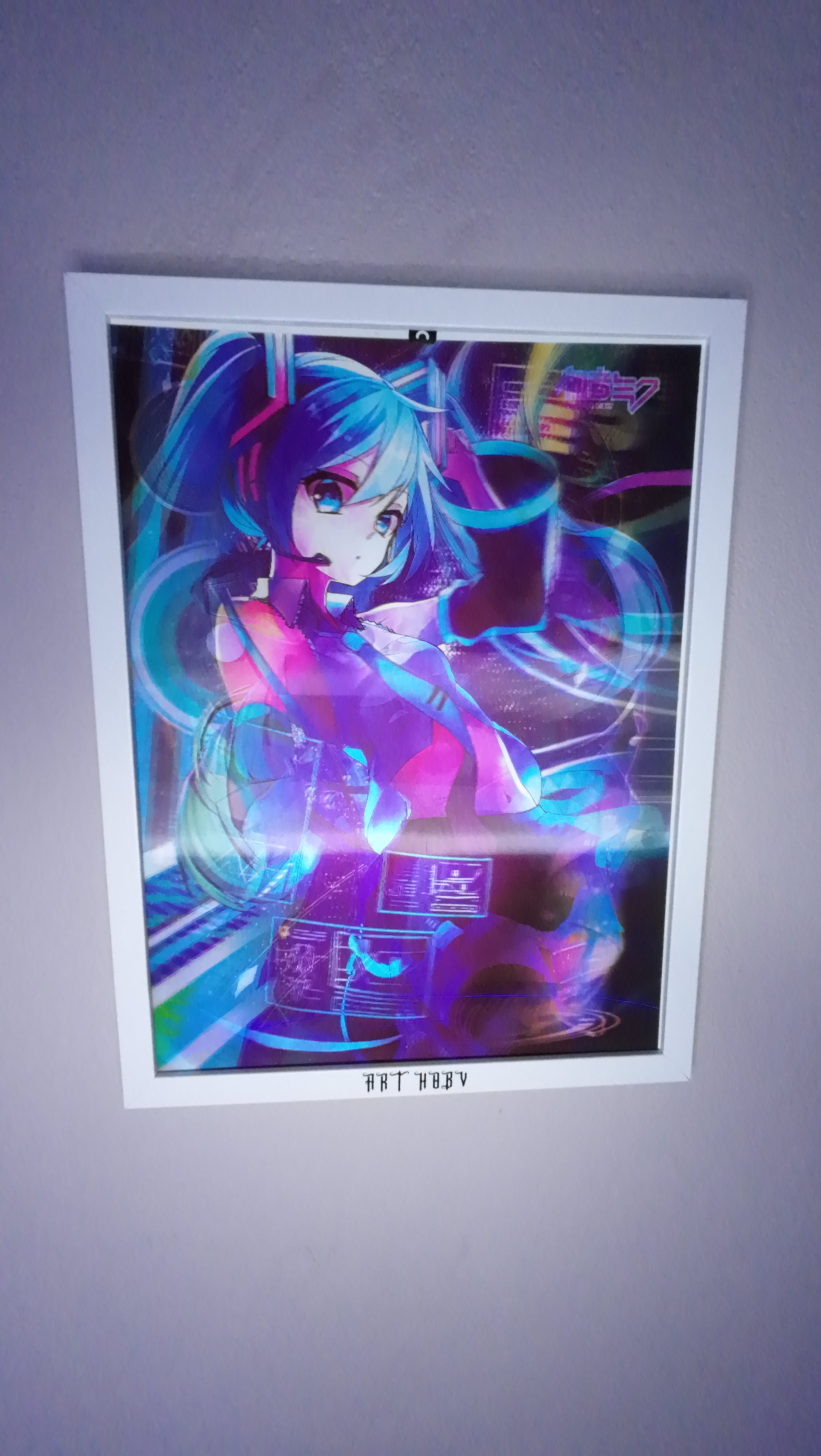 Vocaloid Hatsune Miku Tablo – Hareketli Anime Görsel (Lenticular)