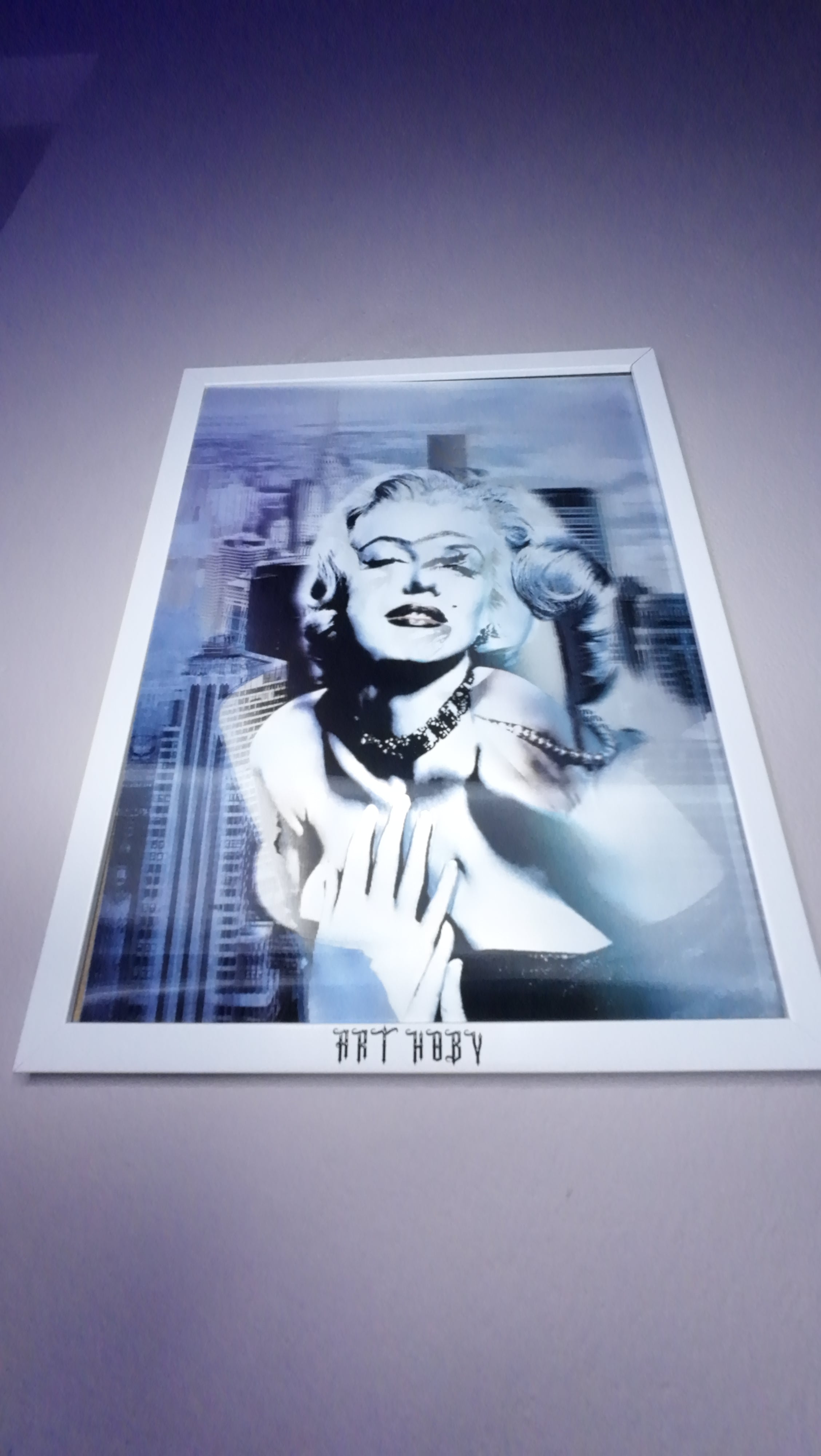 Marilyn Monroe Sanat Posteri – 3D Hareketli New York Arka Planlı (Lenticular)