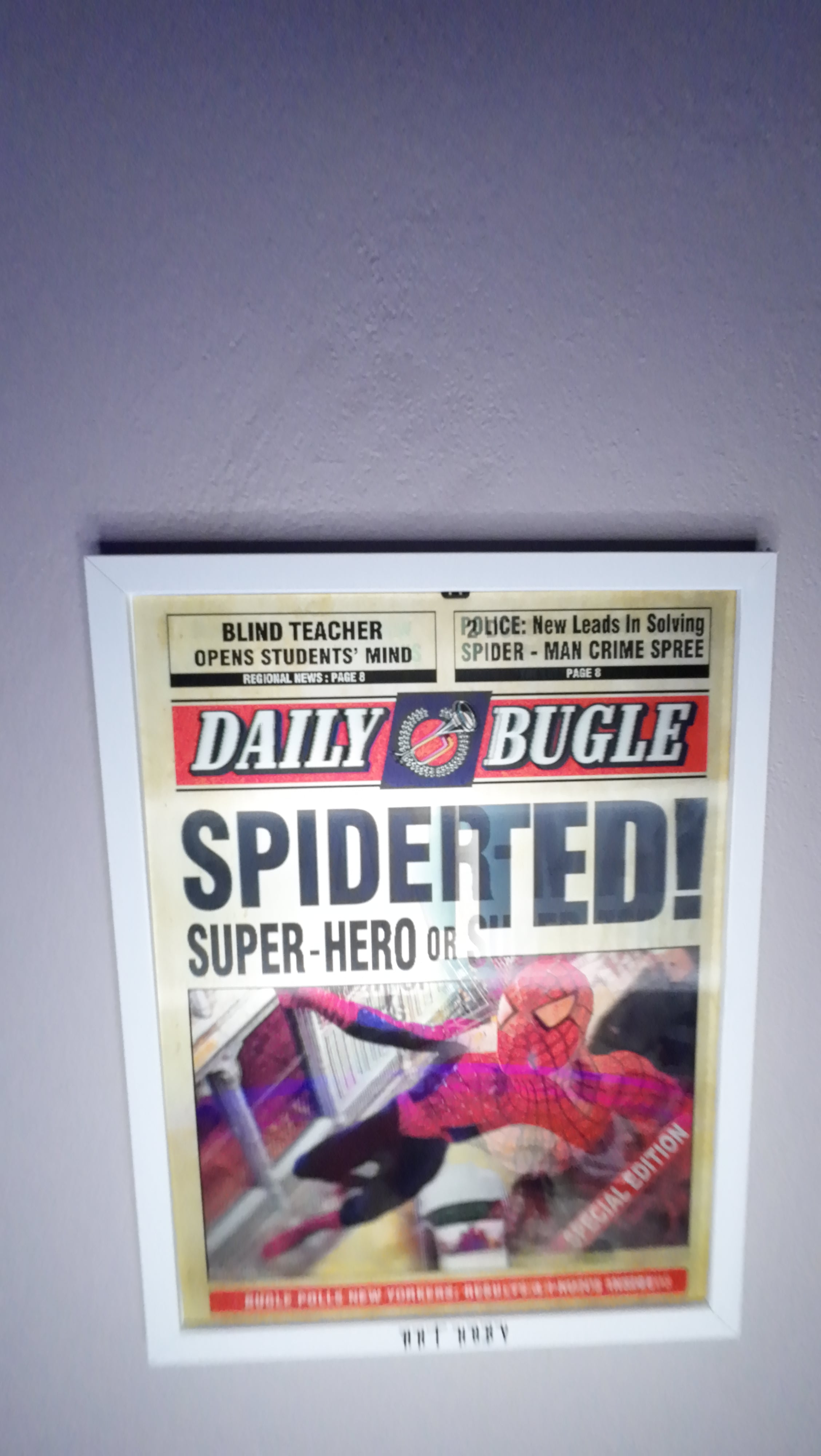 Hareketli Spiderman Tablo | 3 Boyutlu Değişen Görselli Poster (30x40)