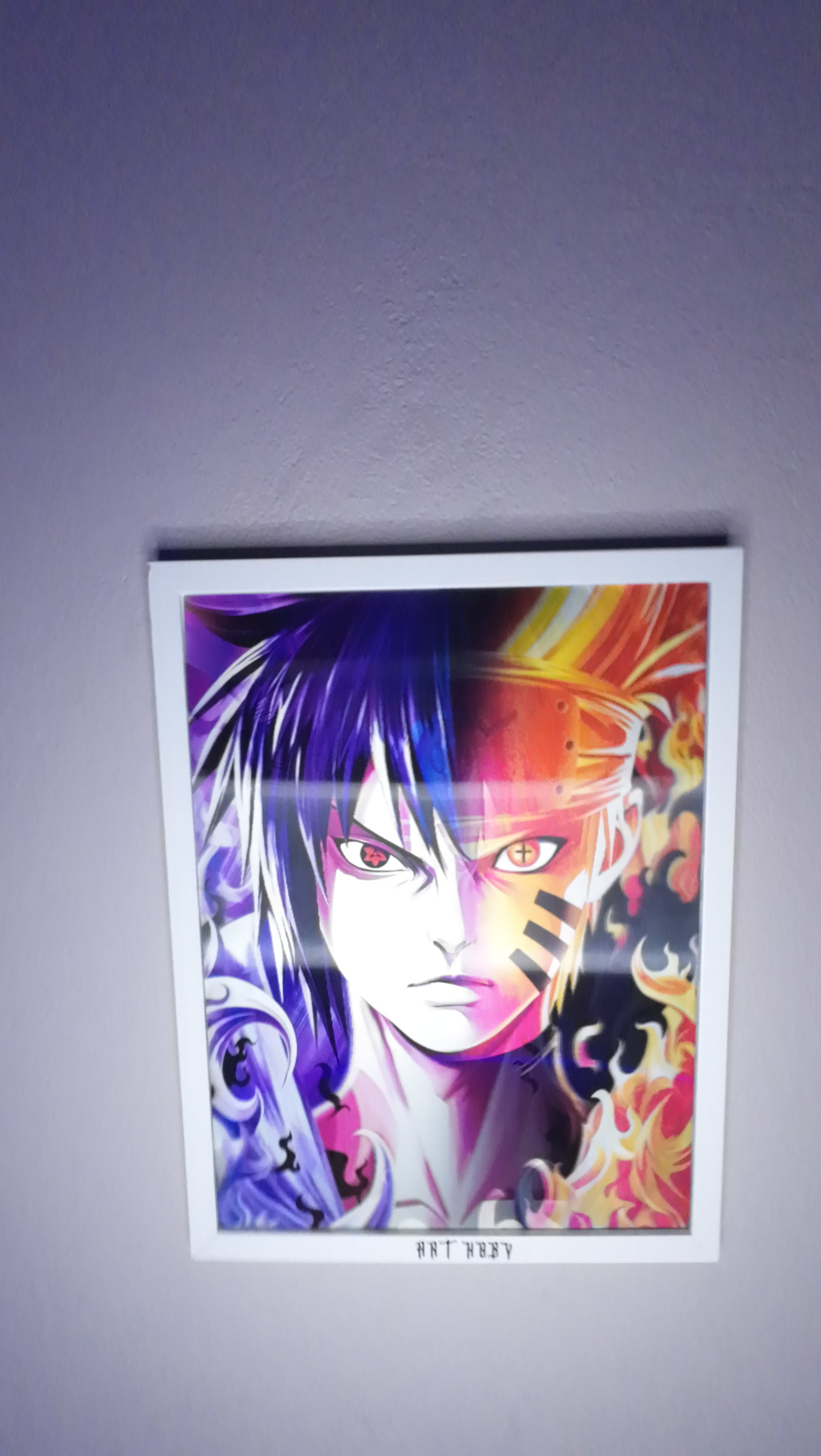 Kakashi Naruto Tablo – Hareketli Sharingan Gözlü Poster (Lenticular)