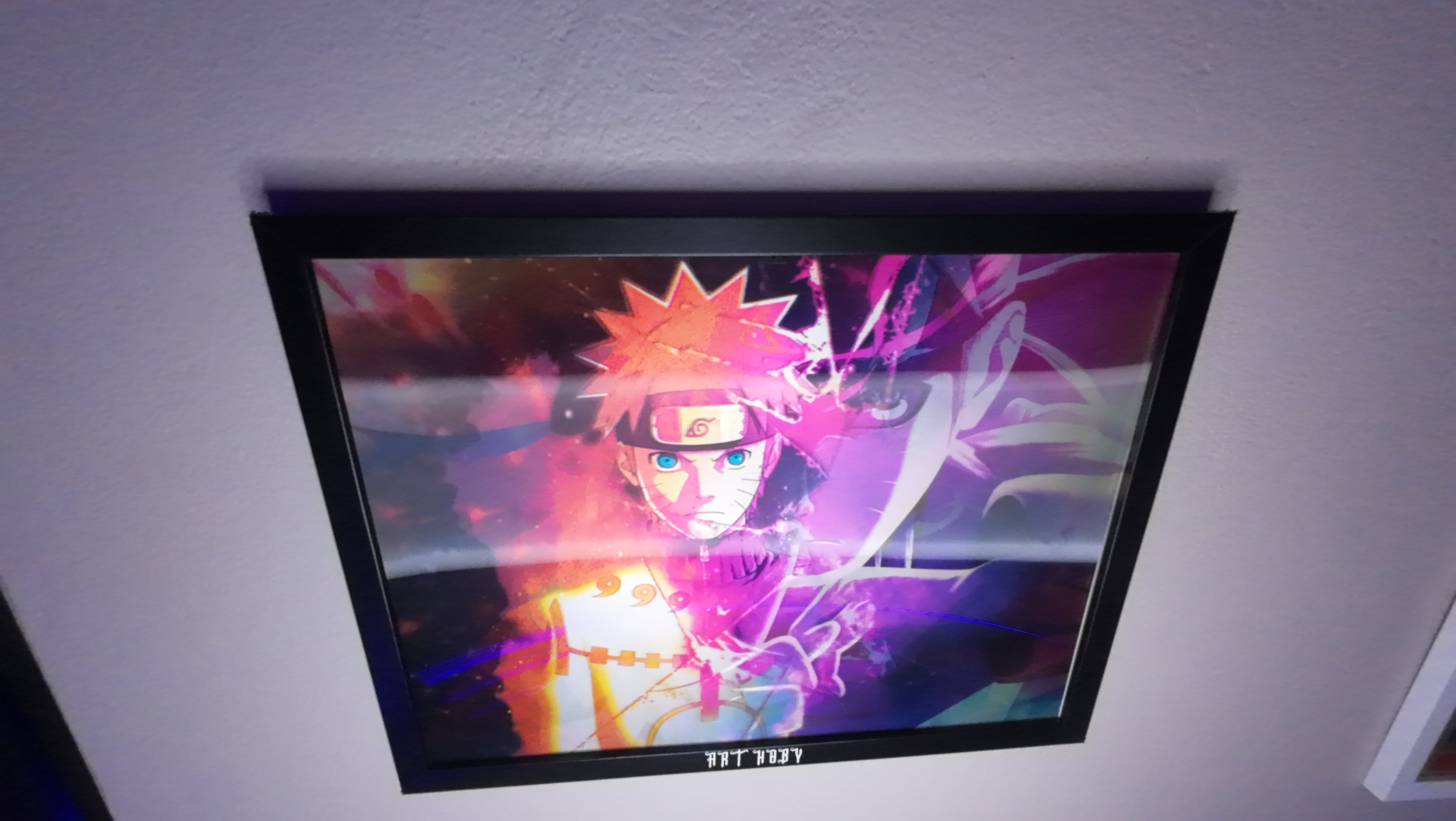 Naruto Kyuubi Tablo – Hareketli Efektli Anime Duvar Posteri (Lenticular)