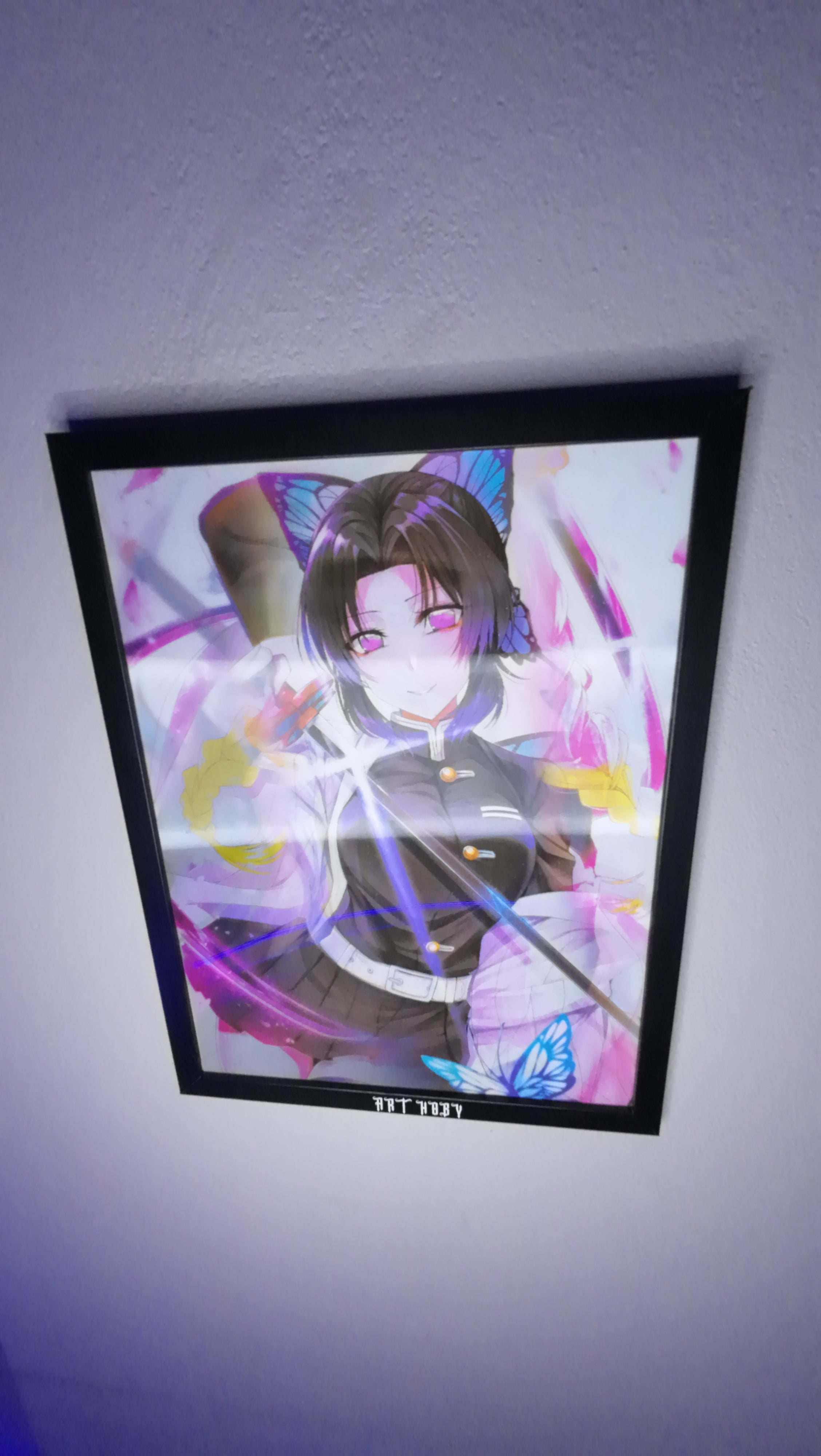 Shinobu & Mitsuri Fan Art Tablosu – Demon Slayer Koleksiyon (Lenticular)