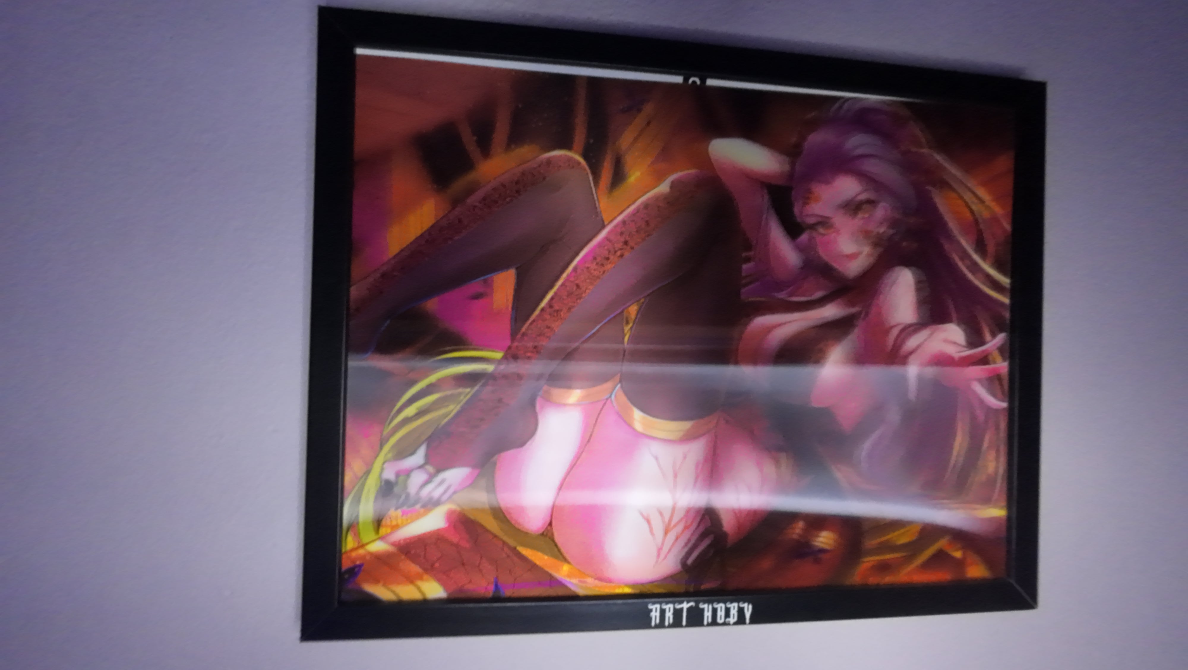 Daki Anime Tablosu – Hareketli Görselli Demon Slayer Poster (Lenticular)