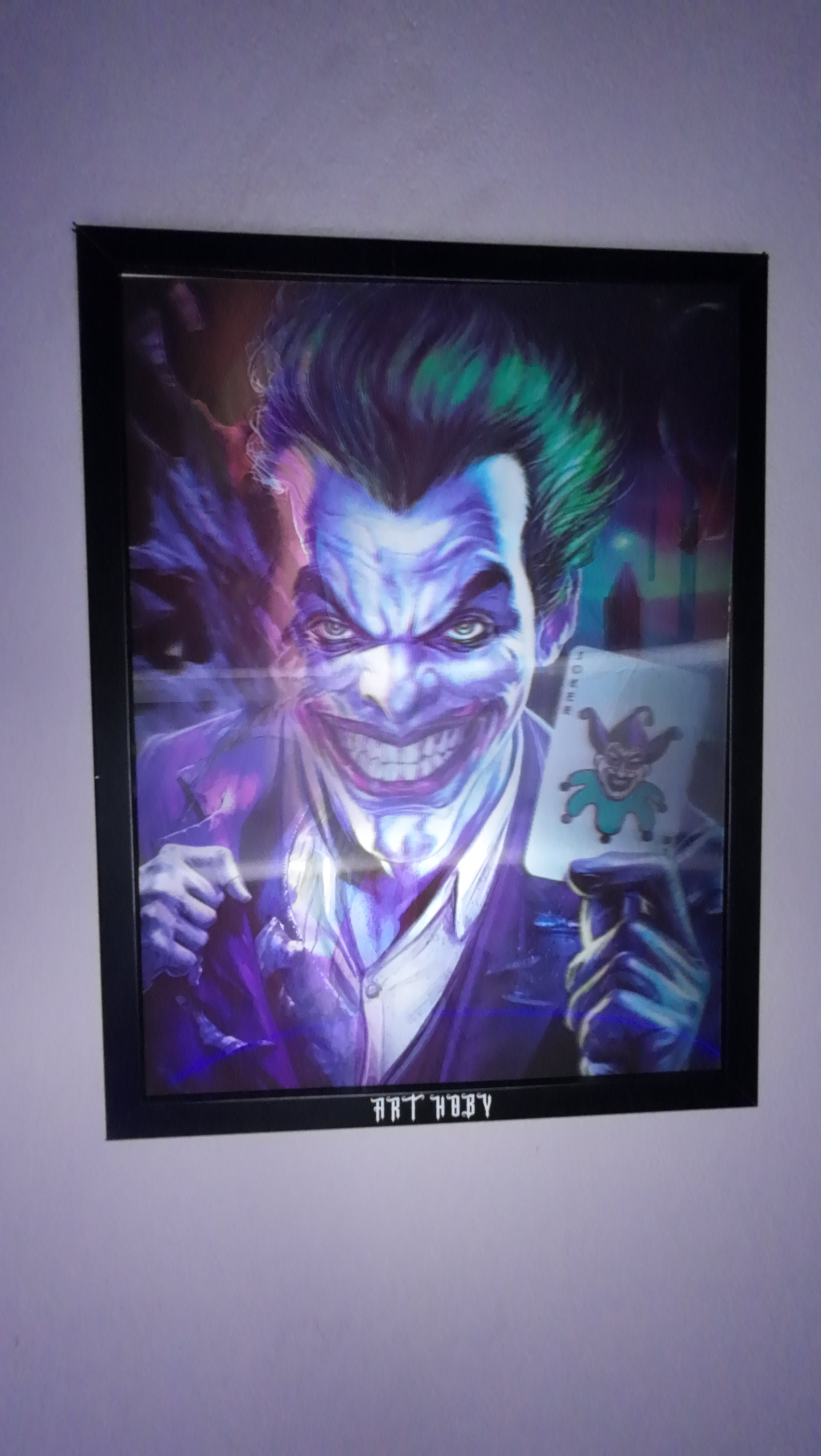 Hareketli Joker Tablo | 3 Boyutlu Değişen Görselli Poster (30x40)