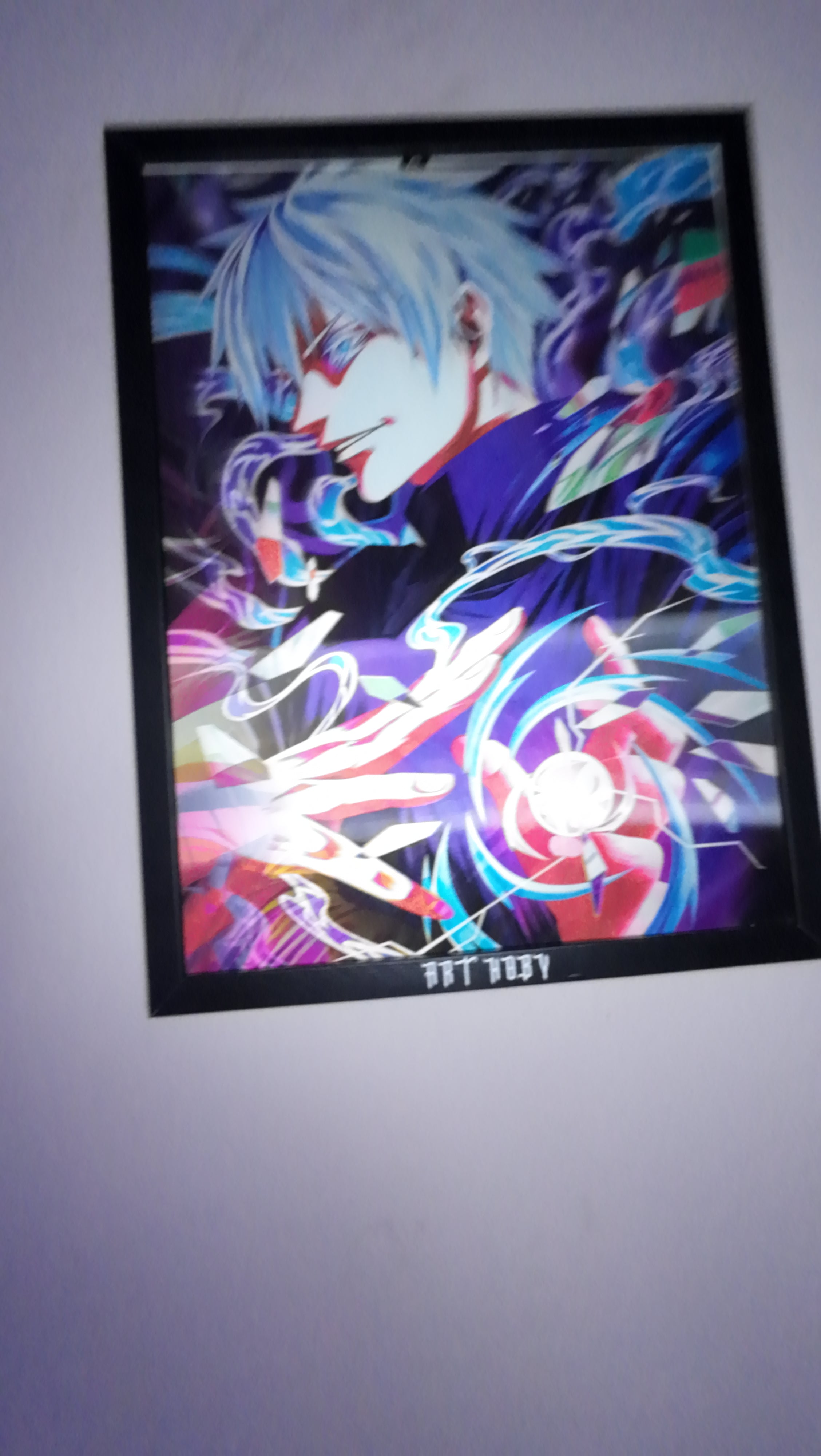 Jujutsu Kaisen 3’lü Karakter Tablo – Gojo, Toji ve Geto Hareketli Tablo (Lenticular)