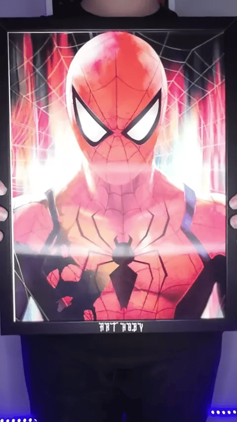 Spider-Man Venom Dönüşümlü 3D Lenticular Poster (Marvel Süper Kahraman Koleksiyonu)