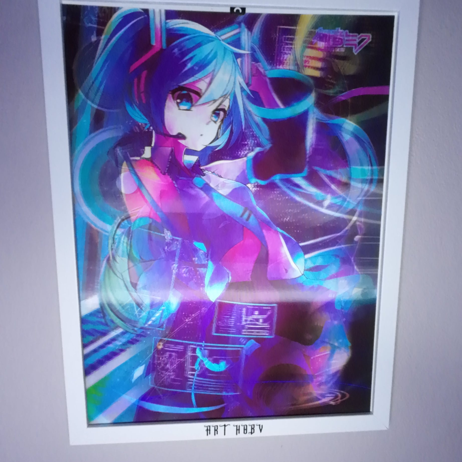 Vocaloid Hatsune Miku Tablo – Hareketli Anime Görsel (Lenticular)