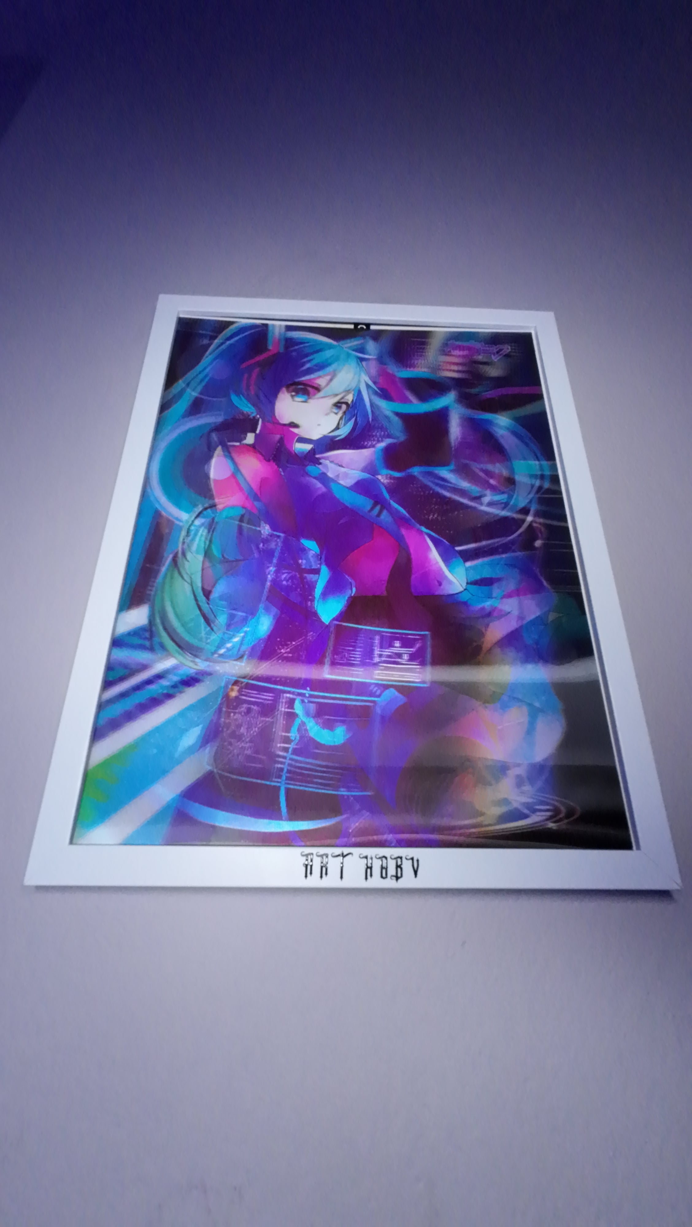 Vocaloid Hatsune Miku Tablo – Hareketli Anime Görsel (Lenticular)