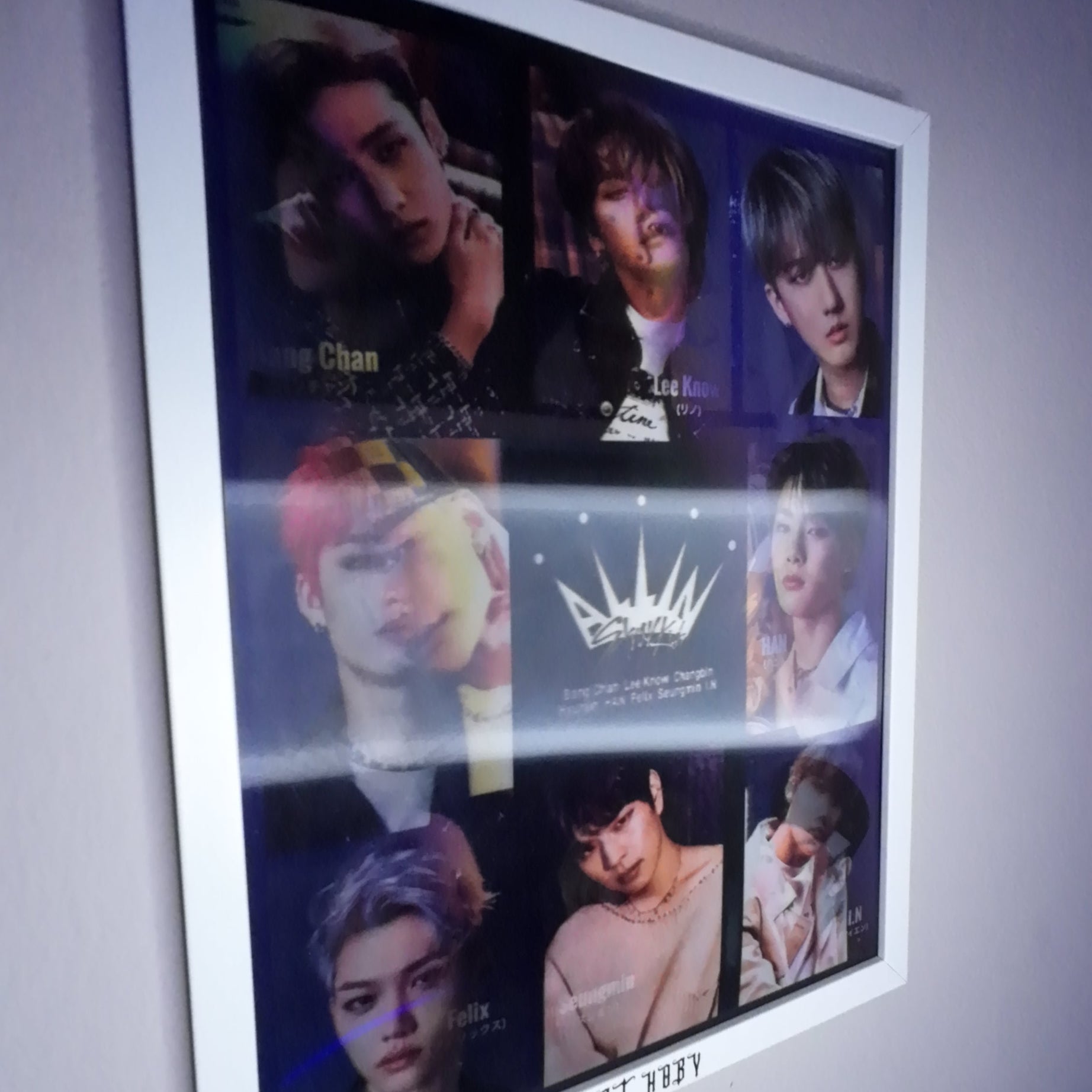 BTS Grup Fotoğraflı Tablo – 3D Efektli K-pop Poster (Lenticular)