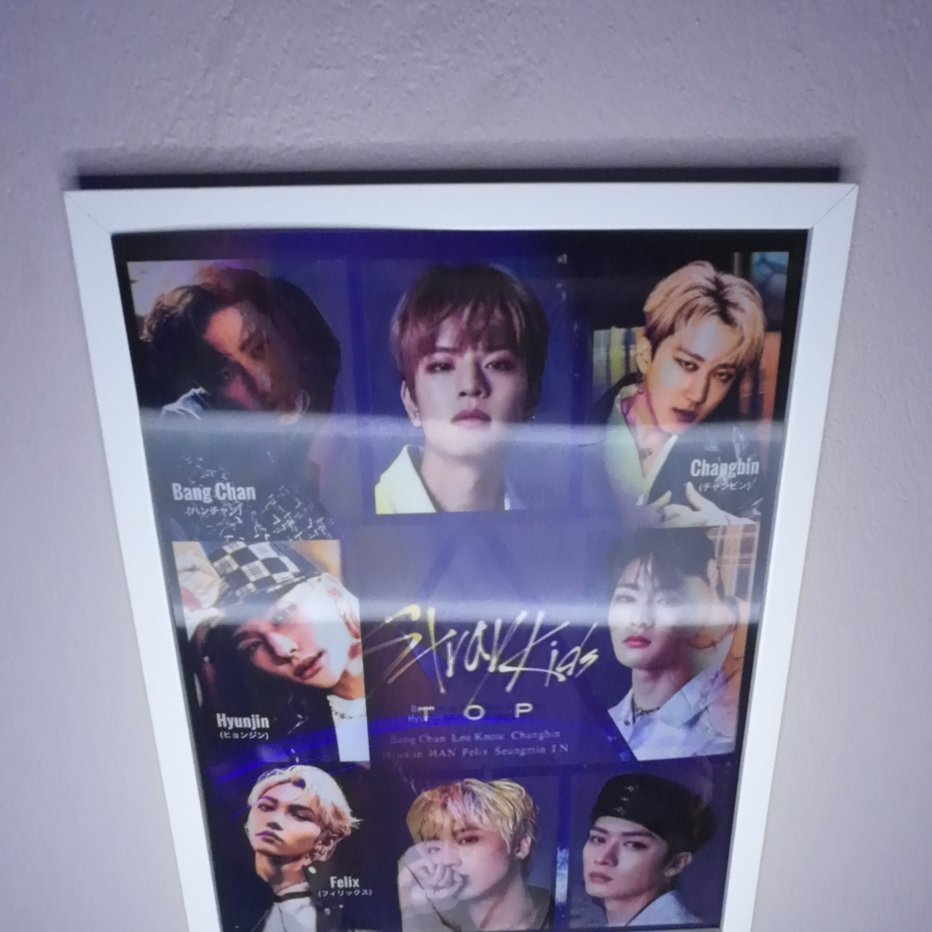 BTS Grup Fotoğraflı Tablo – 3D Efektli K-pop Poster (Lenticular)