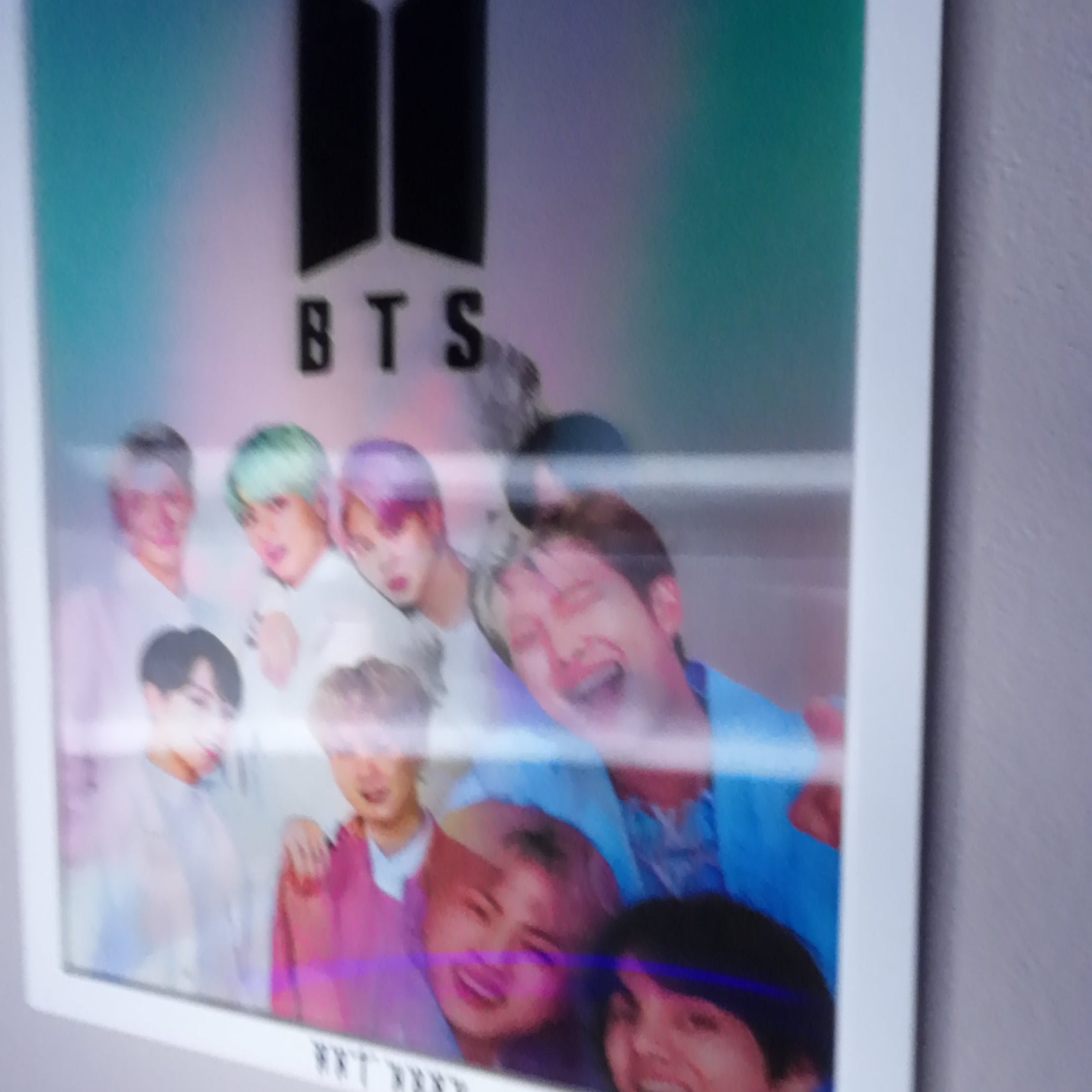 BTS K-pop 3D Tablo – Çift Yüzlü Poster Tasarımı (Lenticular)