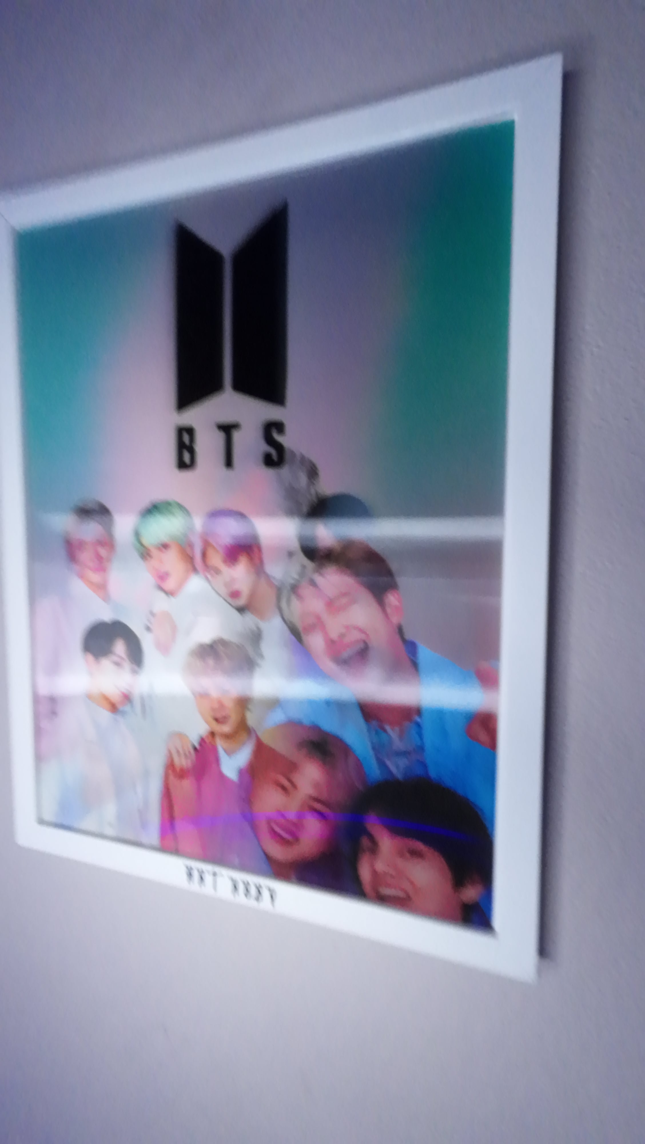 BTS K-pop 3D Tablo – Çift Yüzlü Poster Tasarımı (Lenticular)