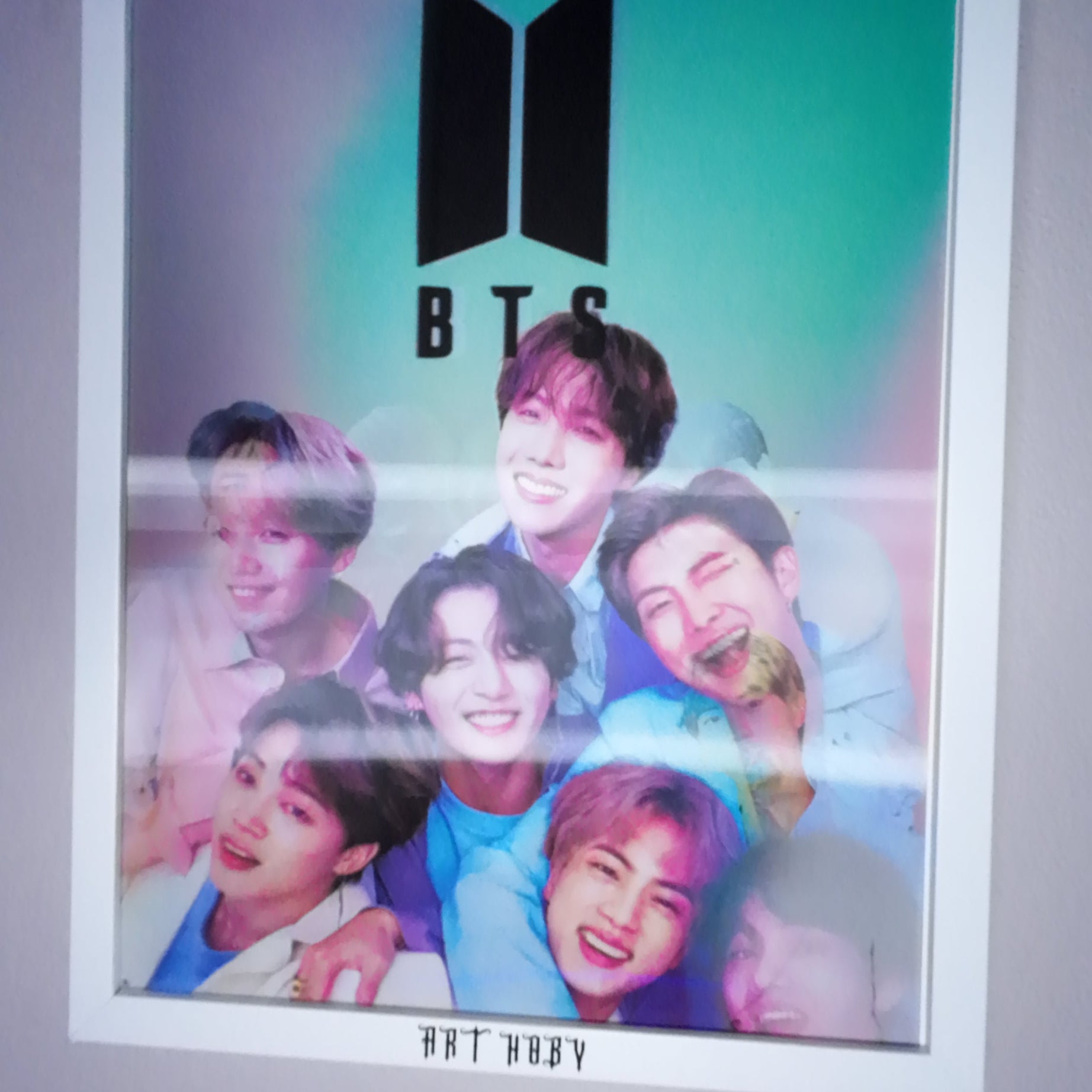 BTS K-pop 3D Tablo – Çift Yüzlü Poster Tasarımı (Lenticular)