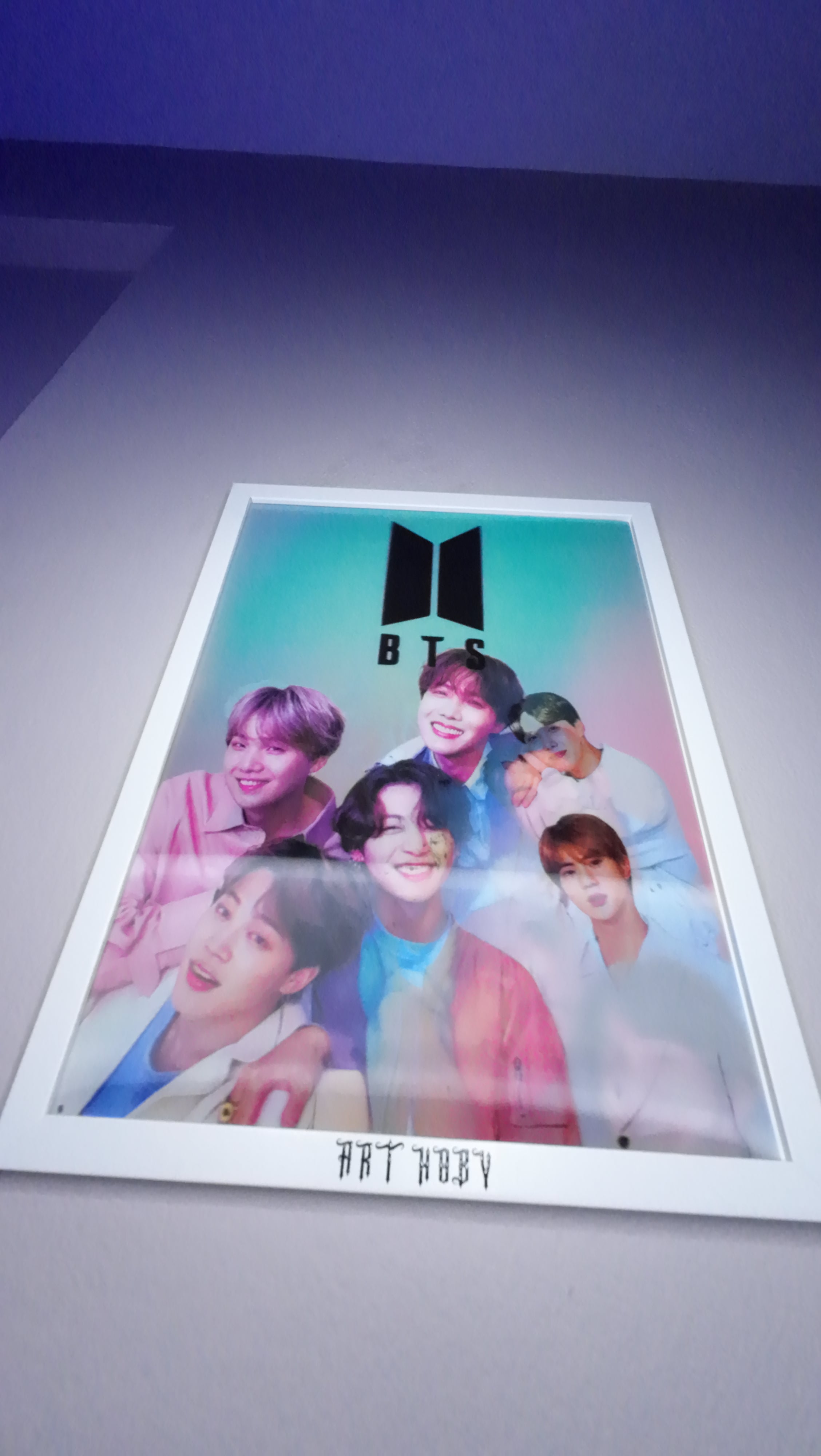 BTS K-pop 3D Tablo – Çift Yüzlü Poster Tasarımı (Lenticular)