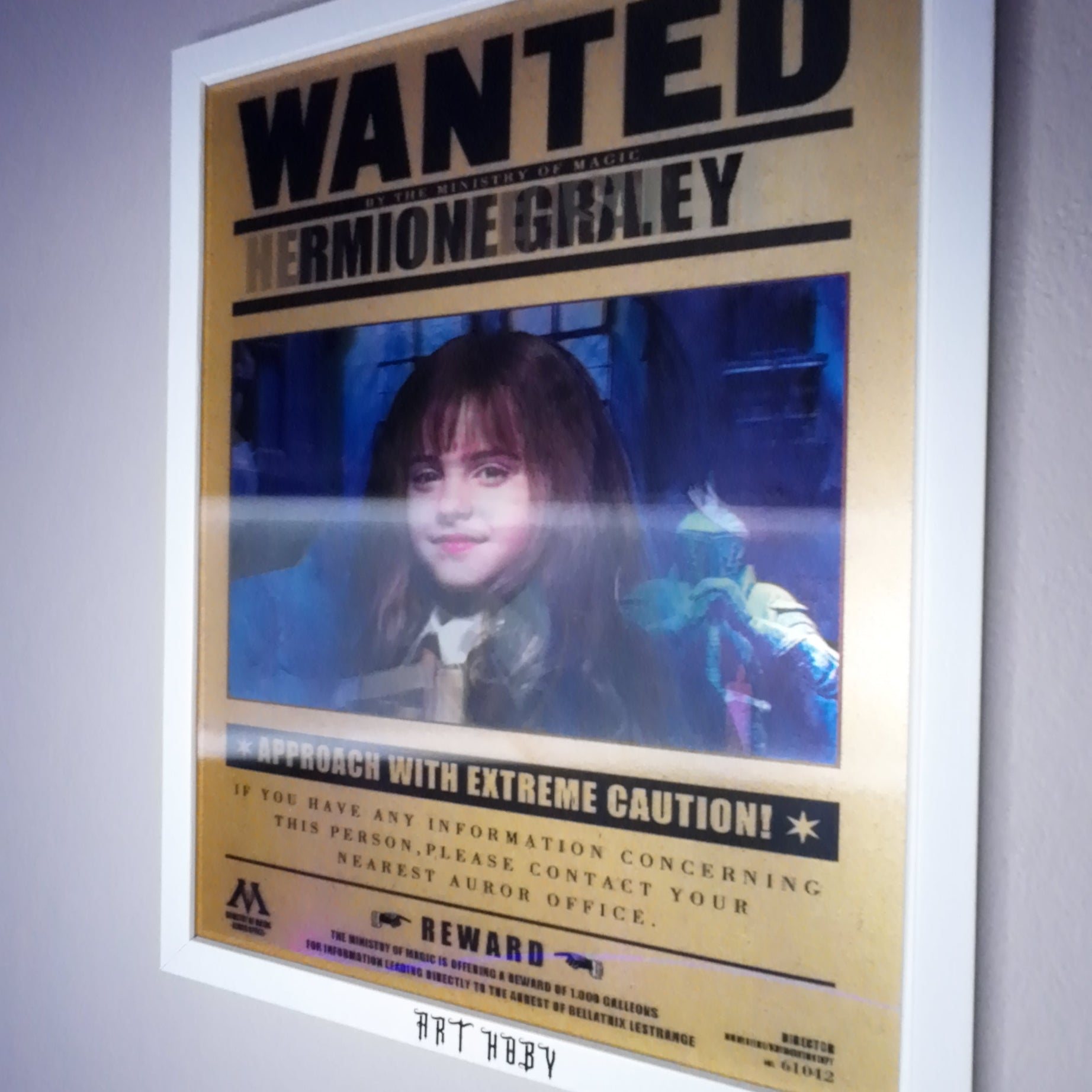 Harry Potter Karakter Tablosu – Hermione, Ron, Harry Hareketli Tablo (Lenticular)