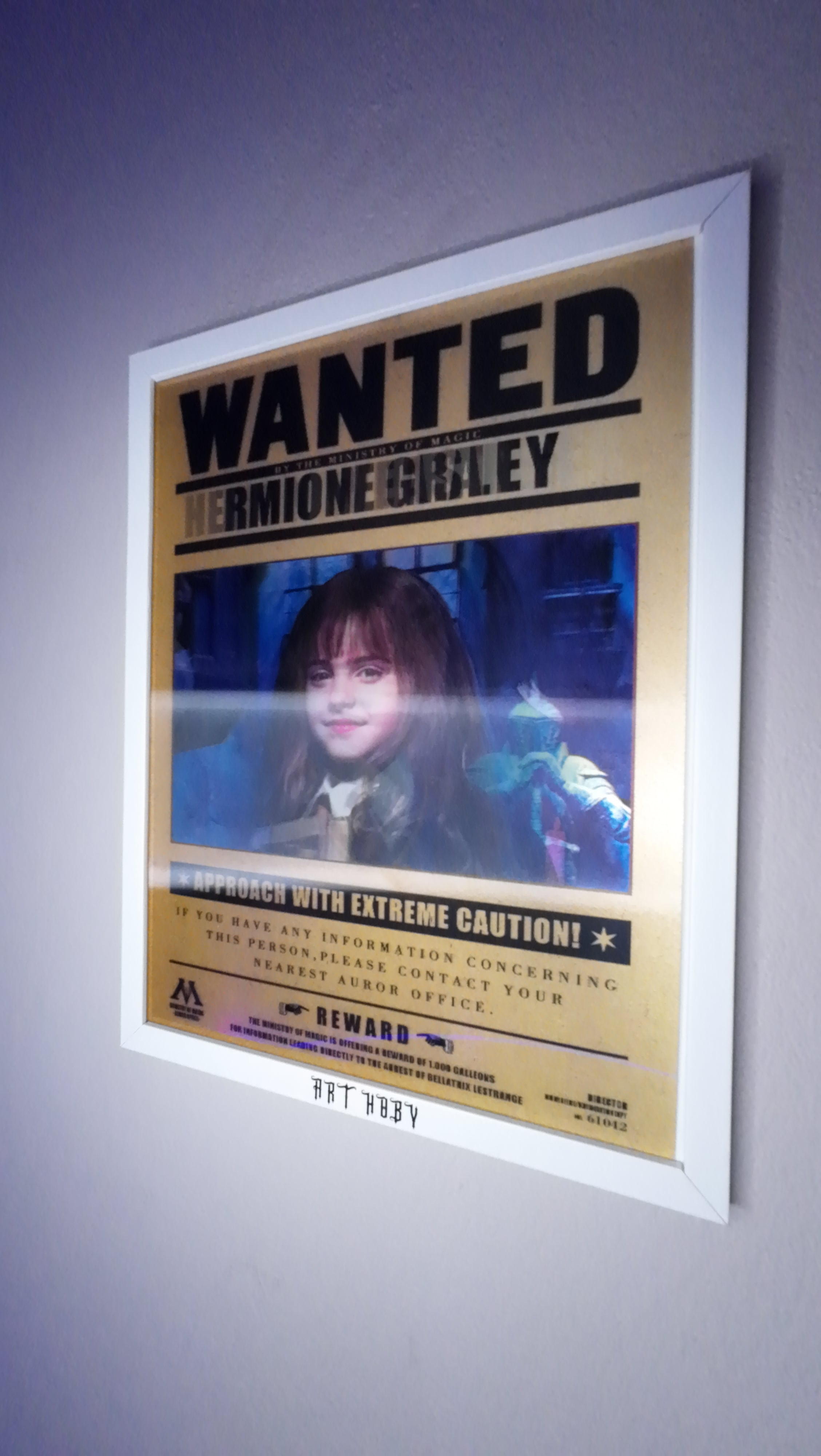 Harry Potter Karakter Tablosu – Hermione, Ron, Harry Hareketli Tablo (Lenticular)