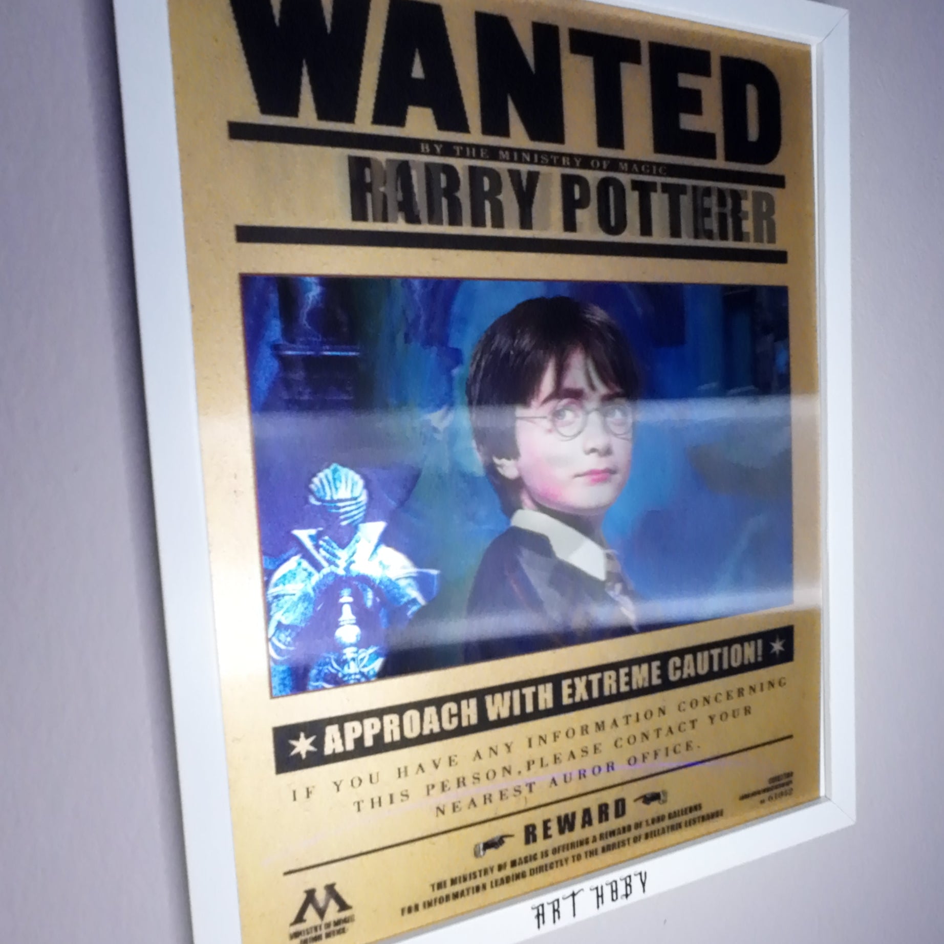 Harry Potter Karakter Tablosu – Hermione, Ron, Harry Hareketli Tablo (Lenticular)