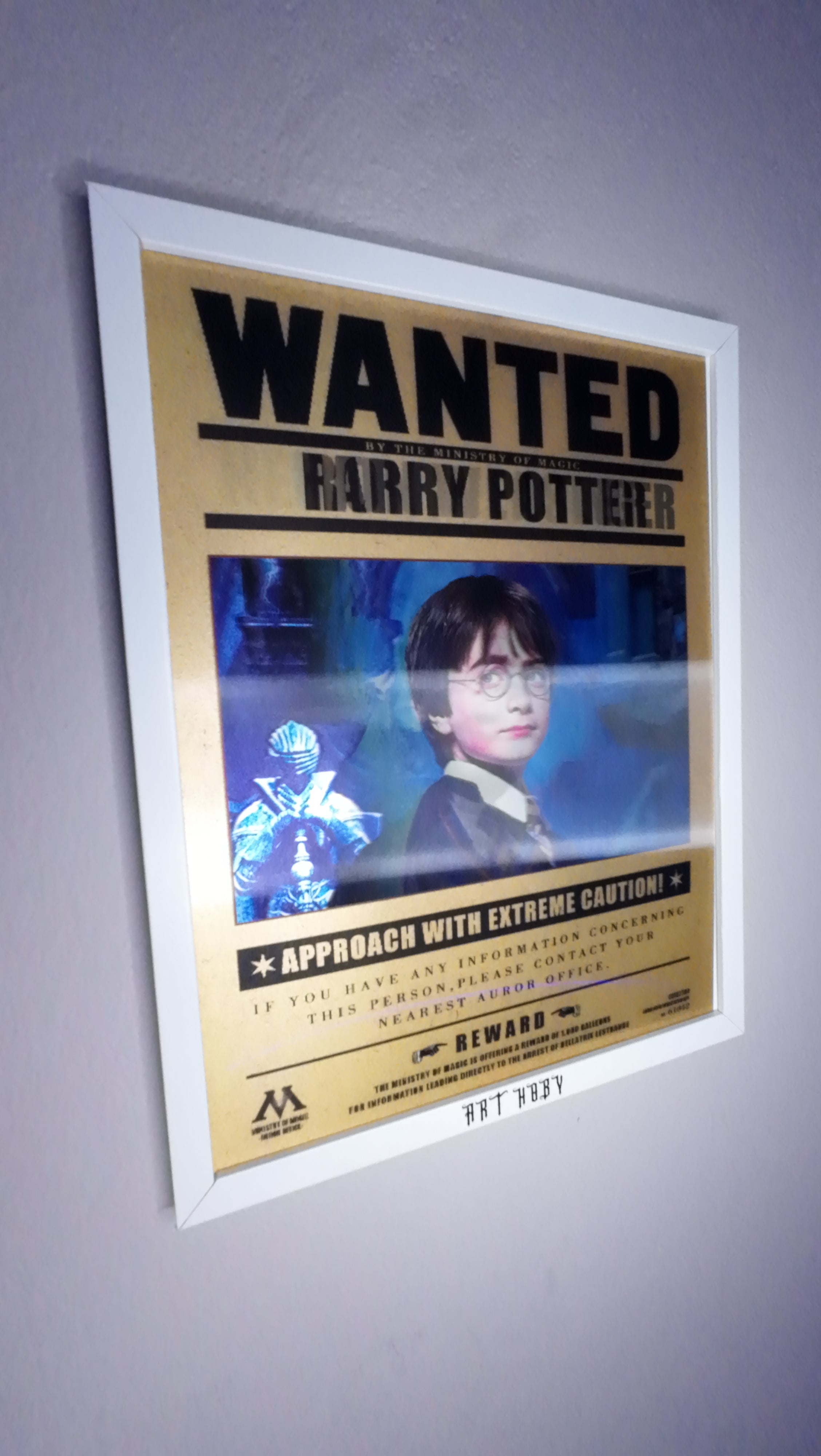 Harry Potter Karakter Tablosu – Hermione, Ron, Harry Hareketli Tablo (Lenticular)