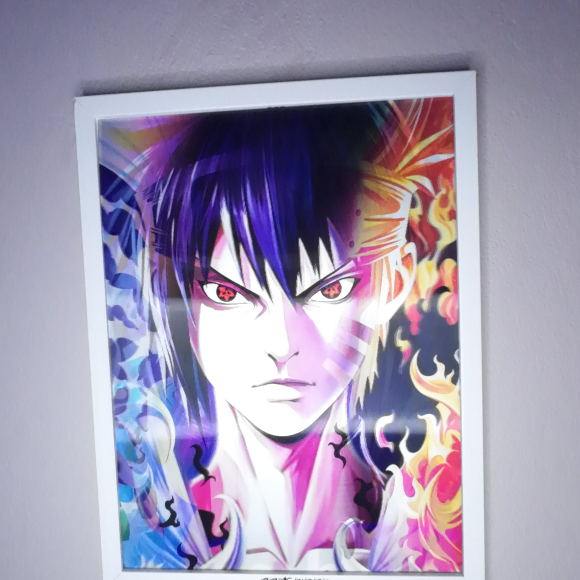 Kakashi Naruto Tablo – Hareketli Sharingan Gözlü Poster (Lenticular)