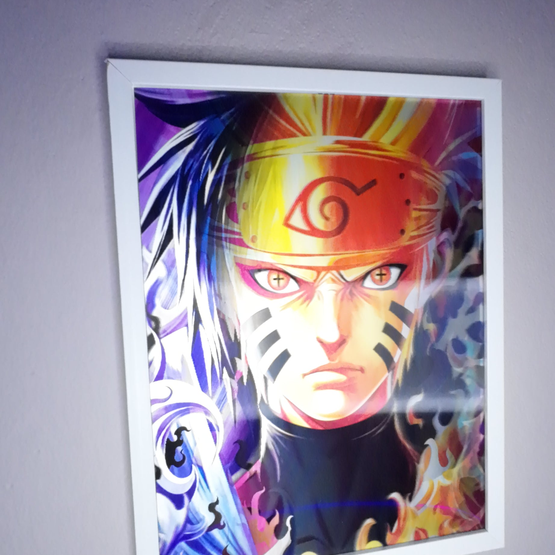 Kakashi Naruto Tablo – Hareketli Sharingan Gözlü Poster (Lenticular)