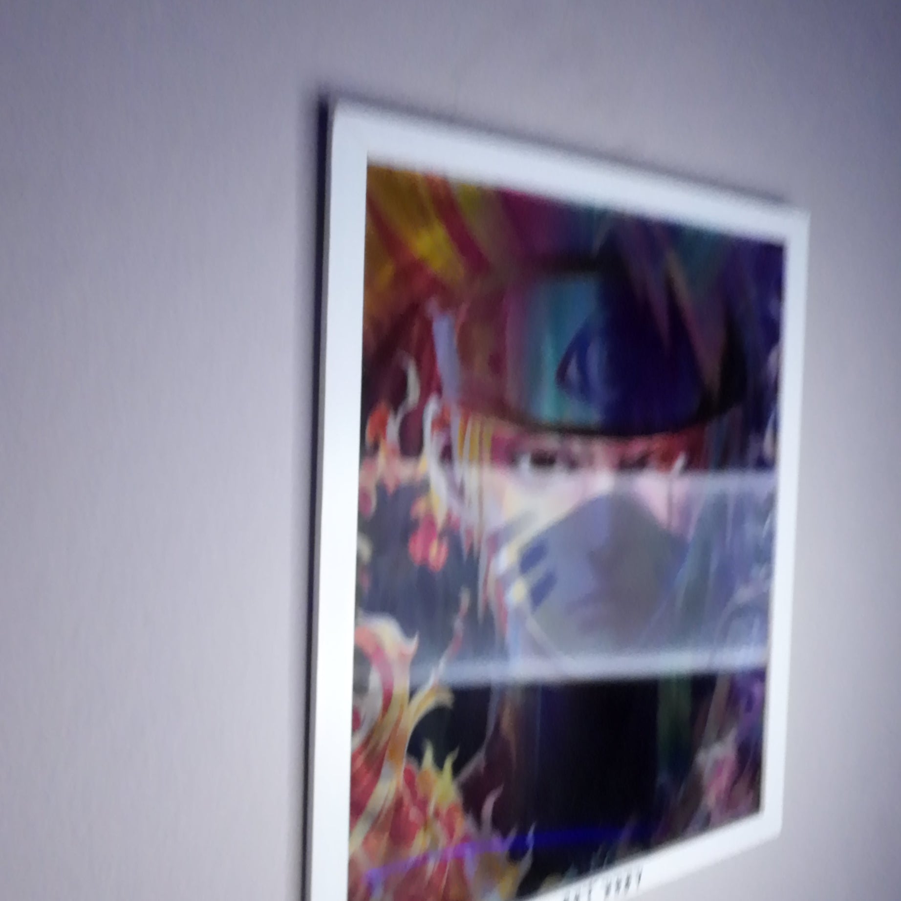 Kakashi Naruto Tablo – Hareketli Sharingan Gözlü Poster (Lenticular)