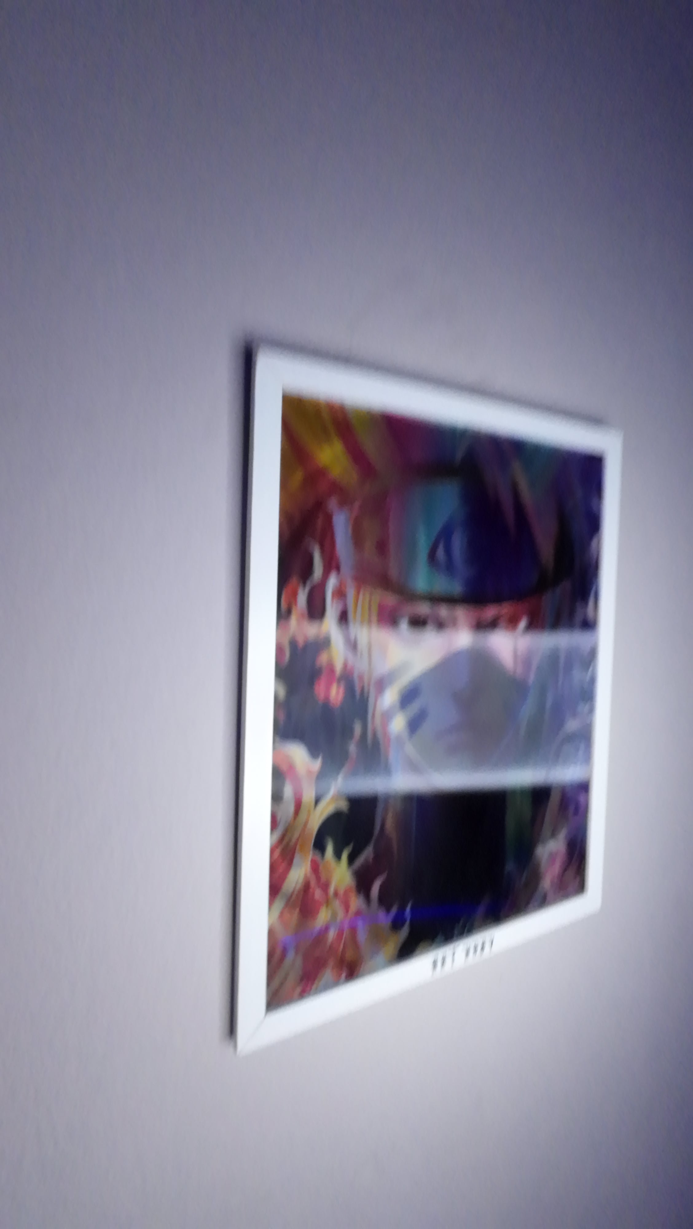 Kakashi Naruto Tablo – Hareketli Sharingan Gözlü Poster (Lenticular)