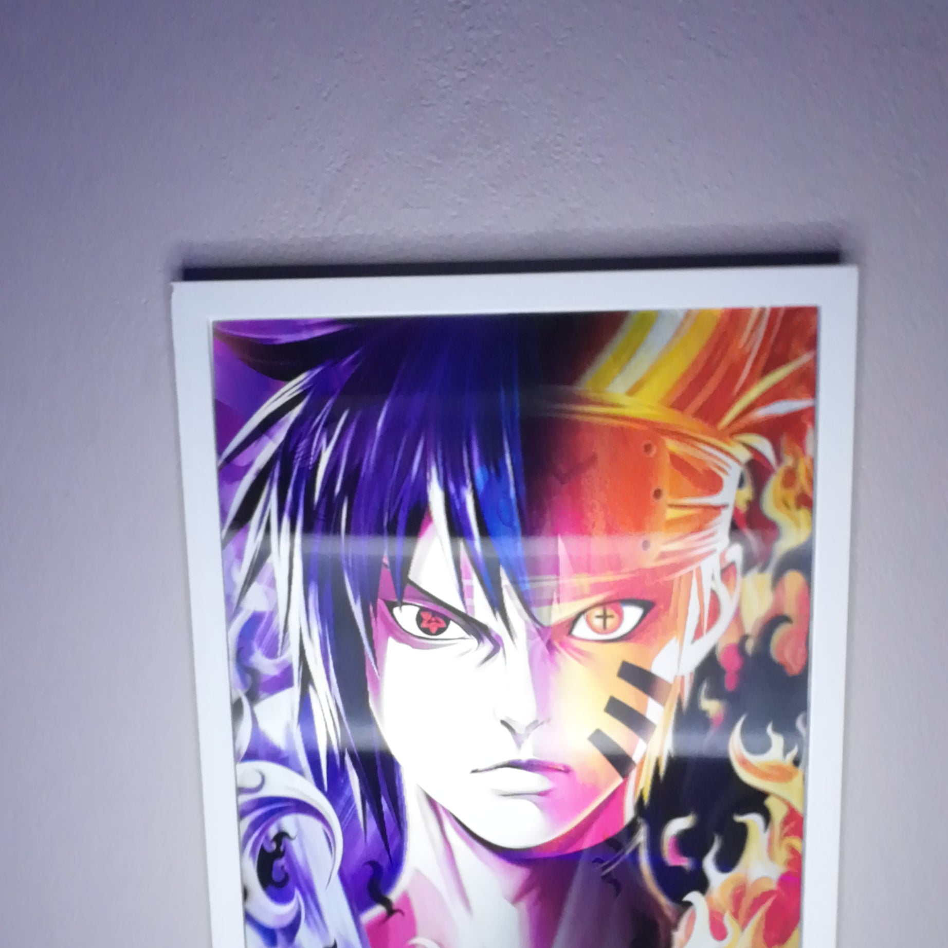 Kakashi Naruto Tablo – Hareketli Sharingan Gözlü Poster (Lenticular)