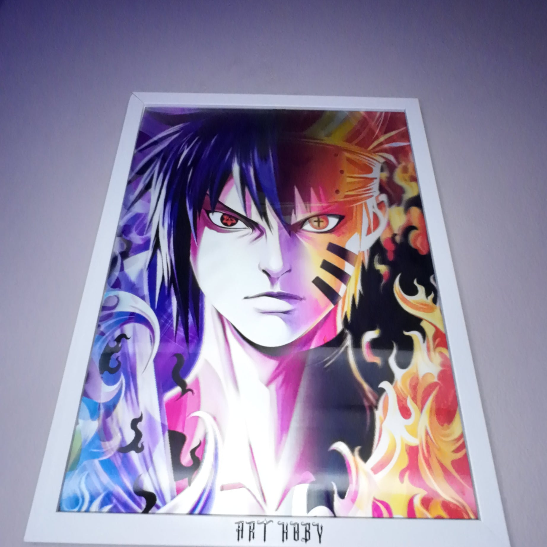 Kakashi Naruto Tablo – Hareketli Sharingan Gözlü Poster (Lenticular)