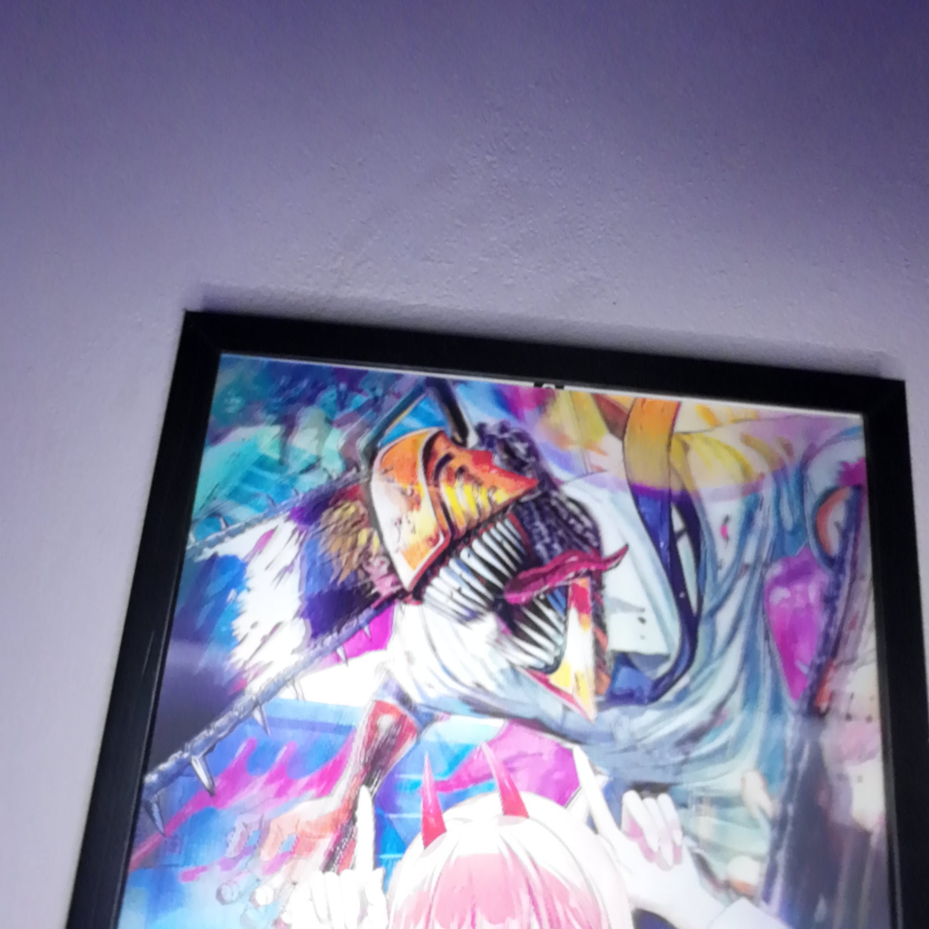 Chainsaw Man Power Tablo – 3D Anime Poster (Lenticular)