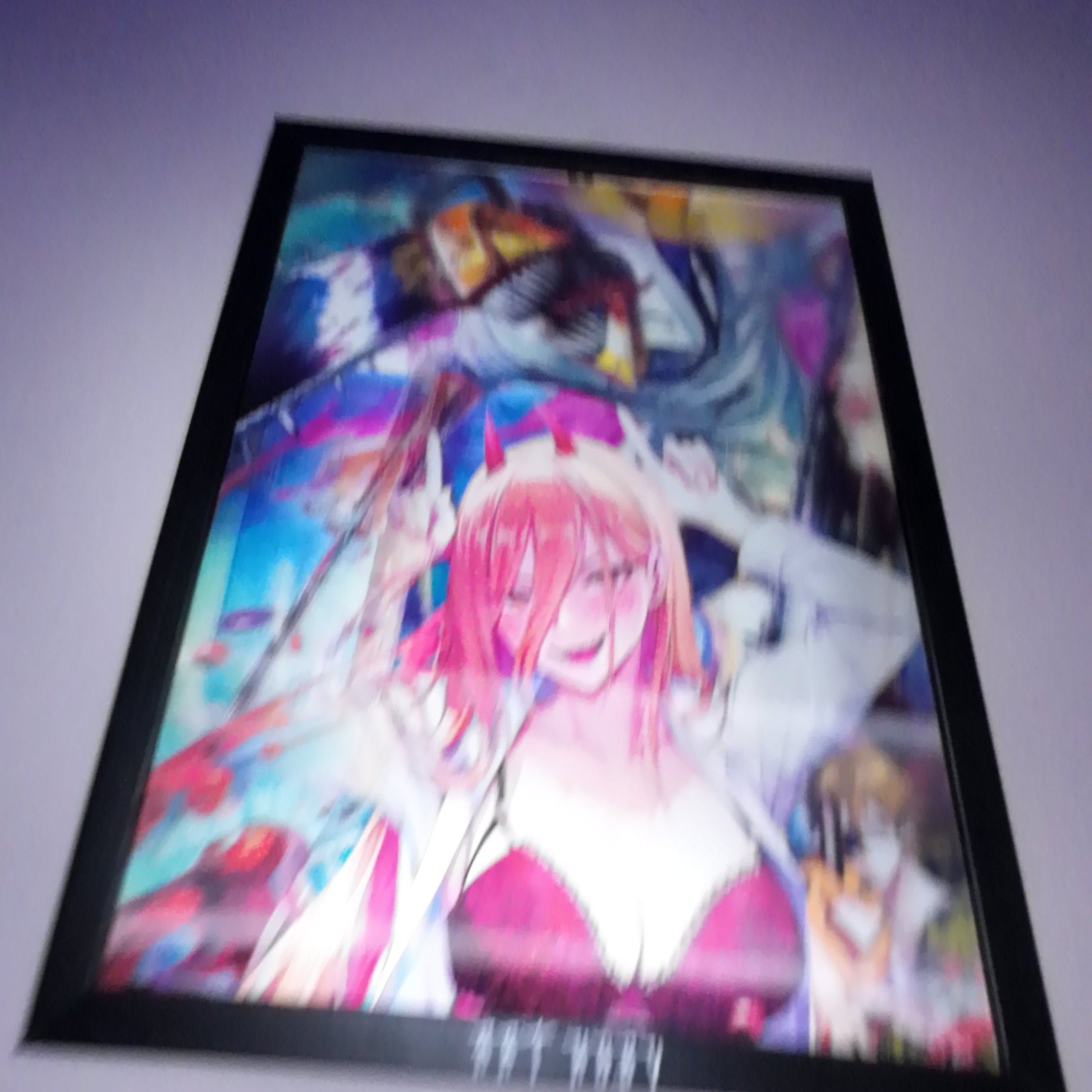 Chainsaw Man Power Tablo – 3D Anime Poster (Lenticular)