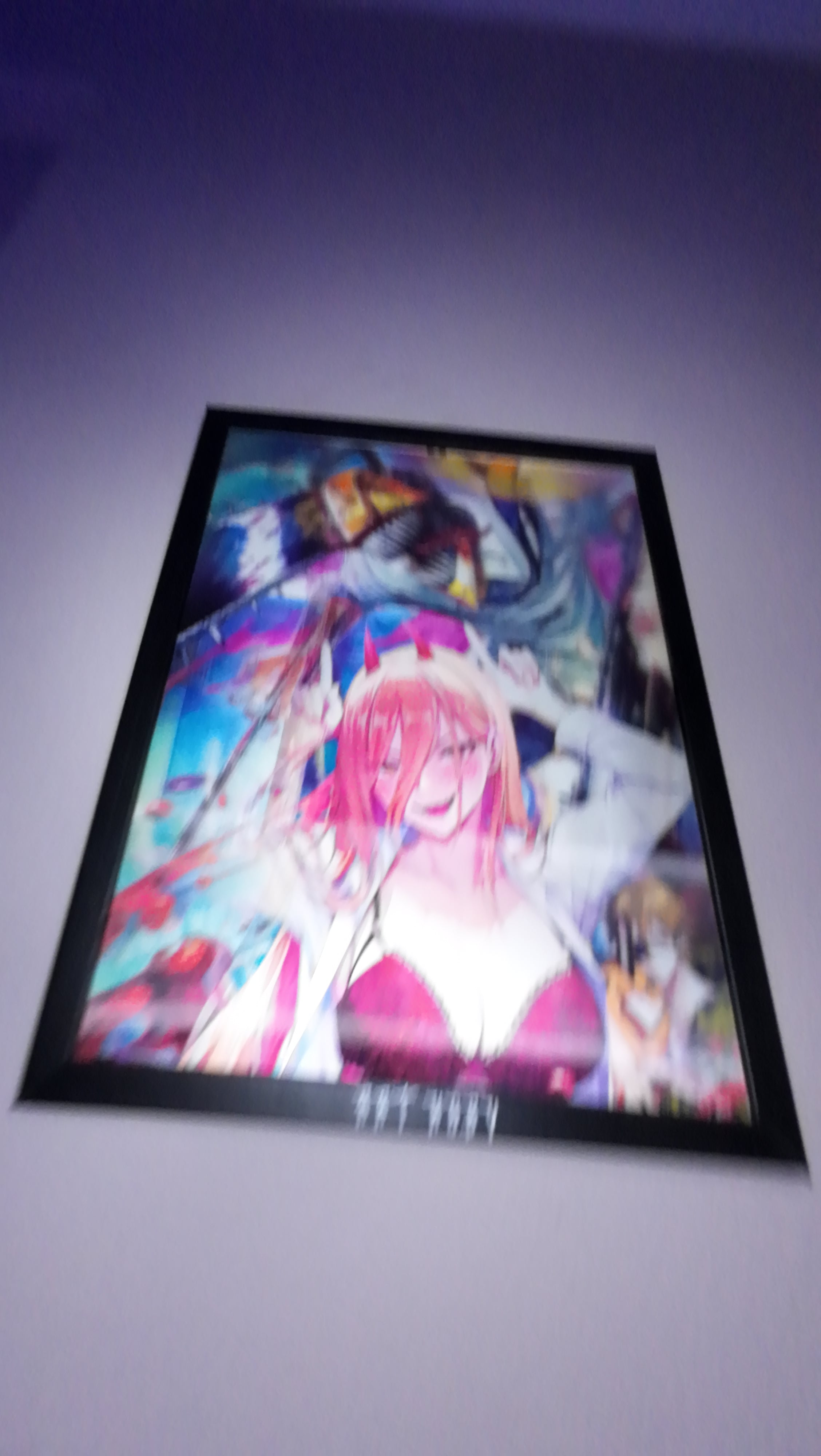 Chainsaw Man Power Tablo – 3D Anime Poster (Lenticular)