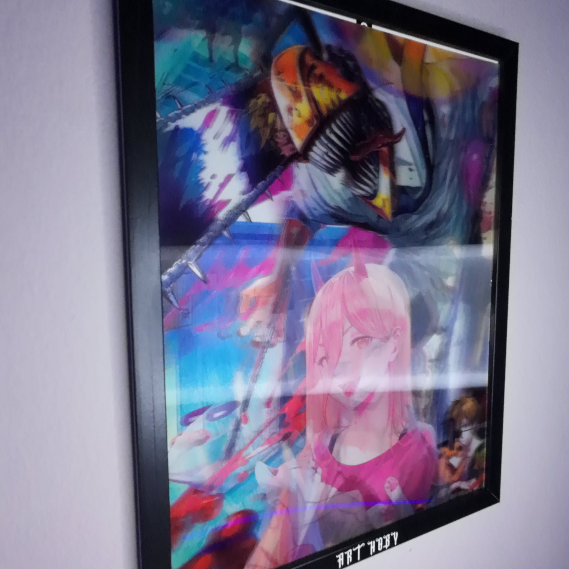 Chainsaw Man Power Tablo – 3D Anime Poster (Lenticular)