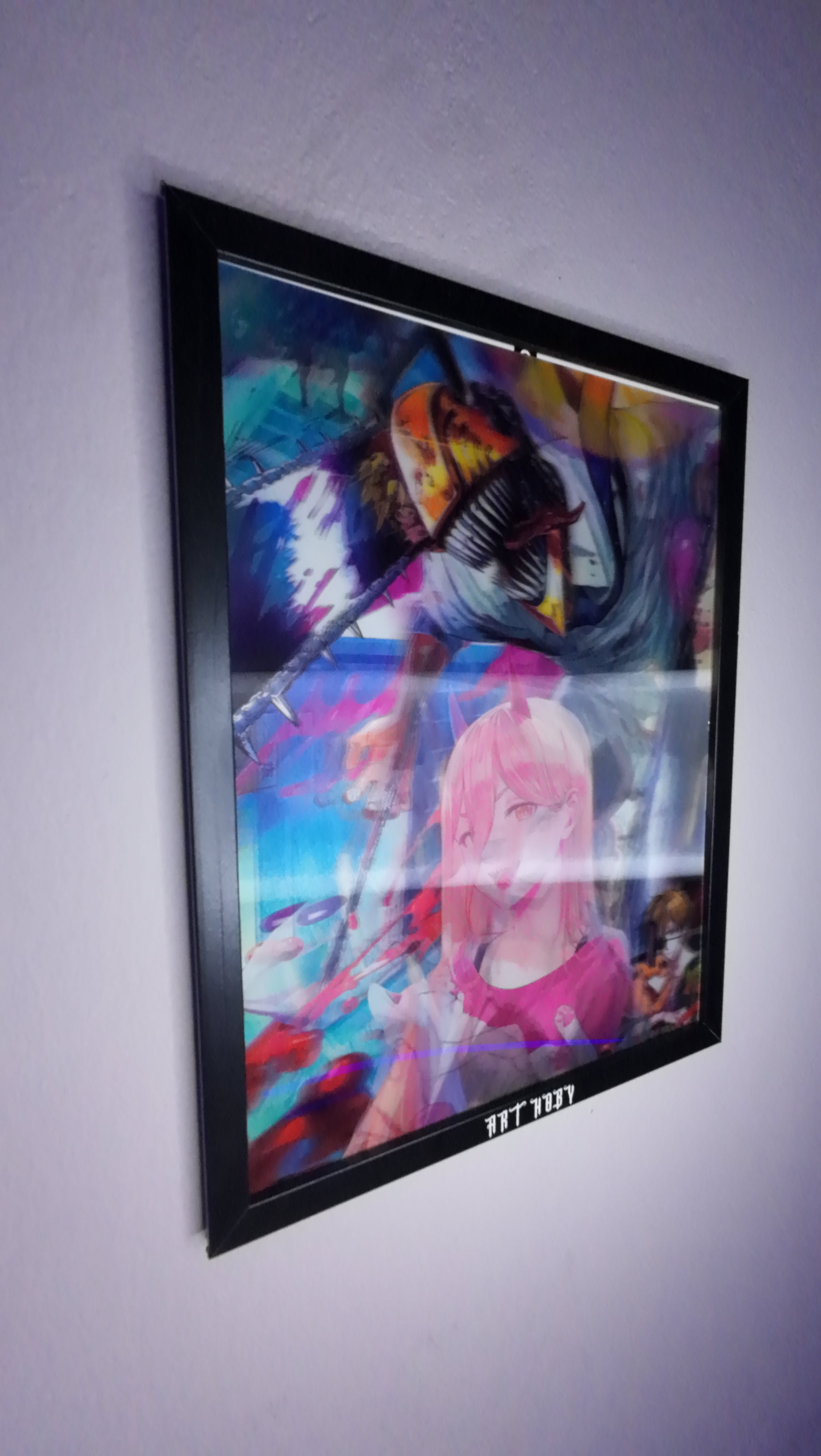 Chainsaw Man Power Tablo – 3D Anime Poster (Lenticular)