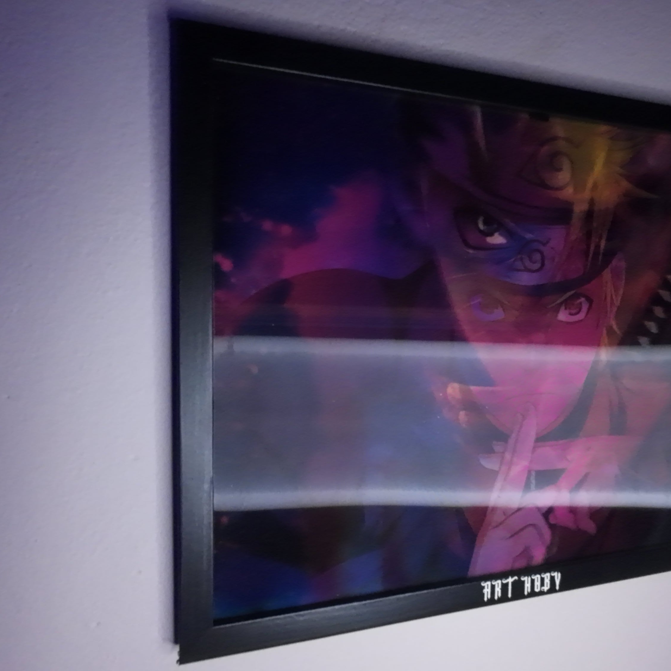 Naruto Kyuubi Tablo – Hareketli Efektli Anime Duvar Posteri (Lenticular)