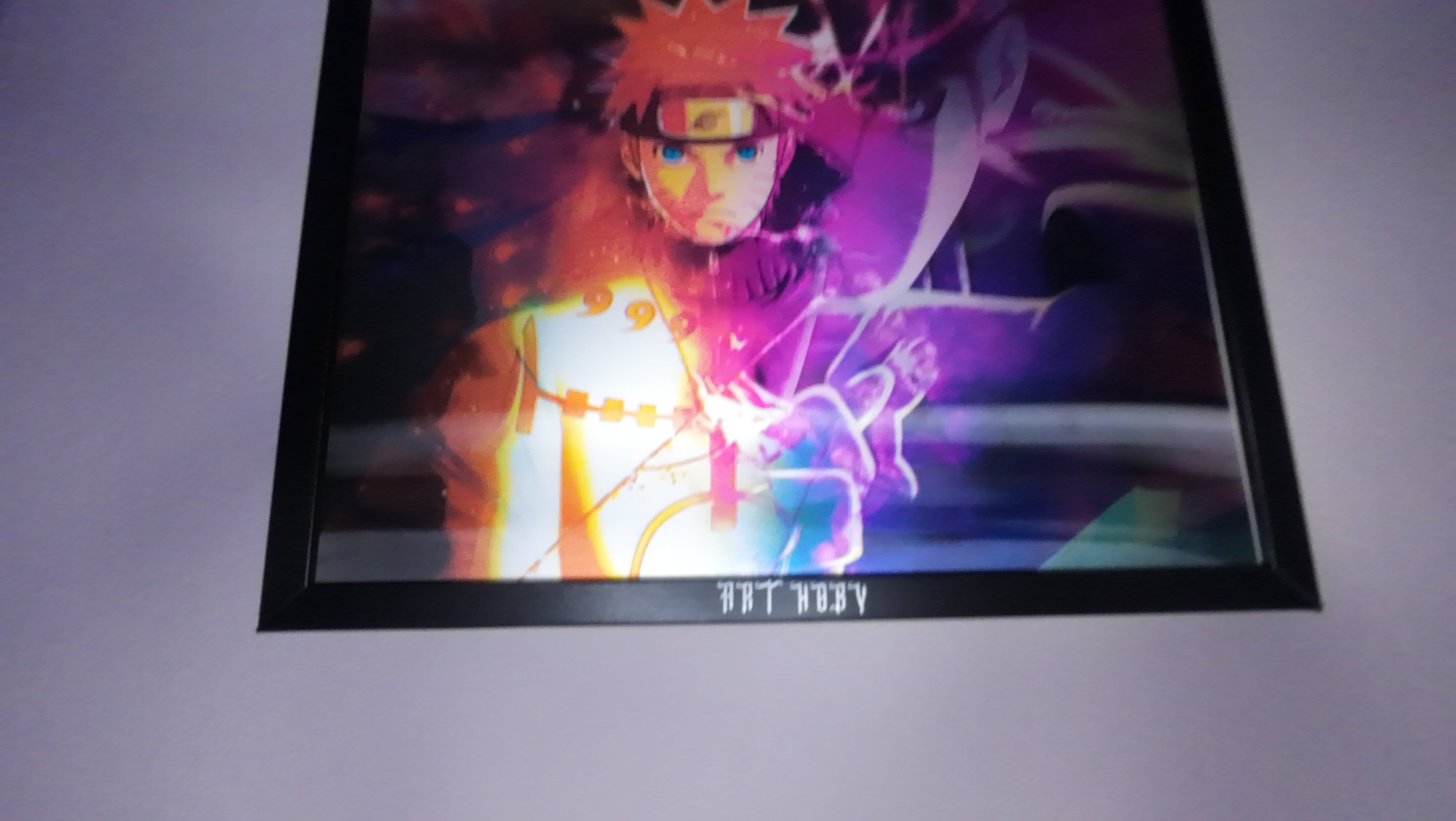 Naruto Kyuubi Tablo – Hareketli Efektli Anime Duvar Posteri (Lenticular)