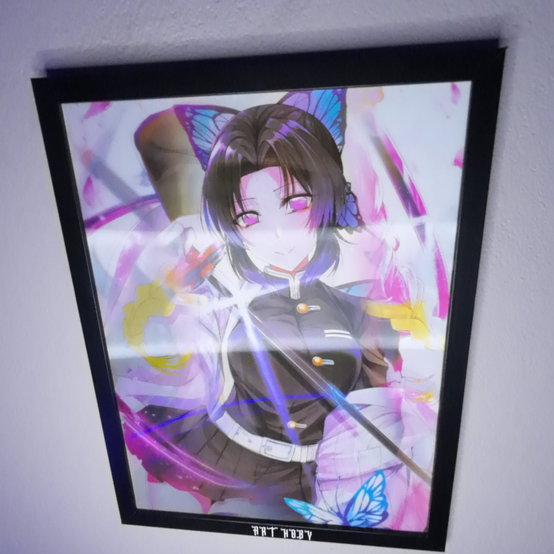Shinobu & Mitsuri Fan Art Tablosu – Demon Slayer Koleksiyon (Lenticular)