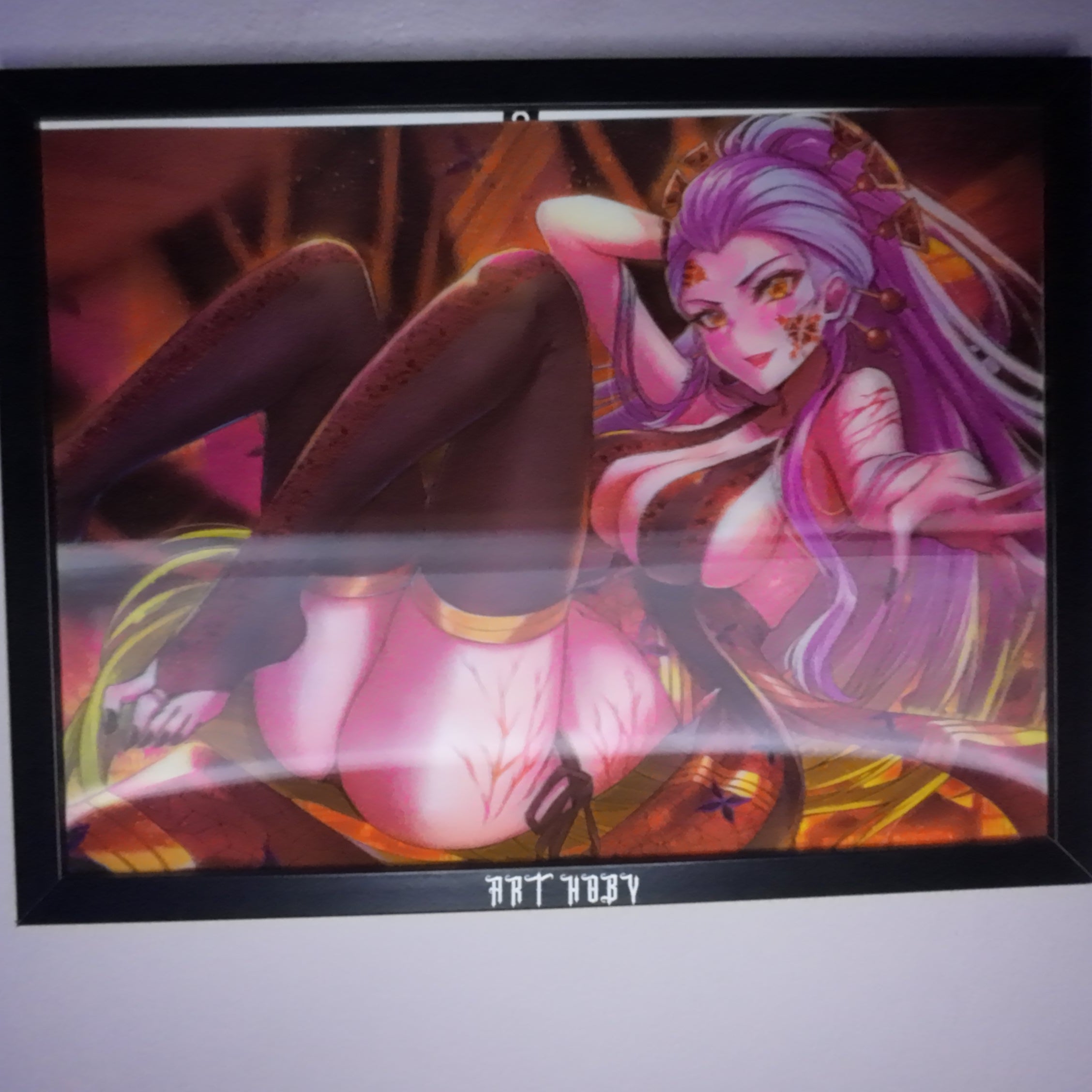 Daki Anime Tablosu – Hareketli Görselli Demon Slayer Poster (Lenticular)