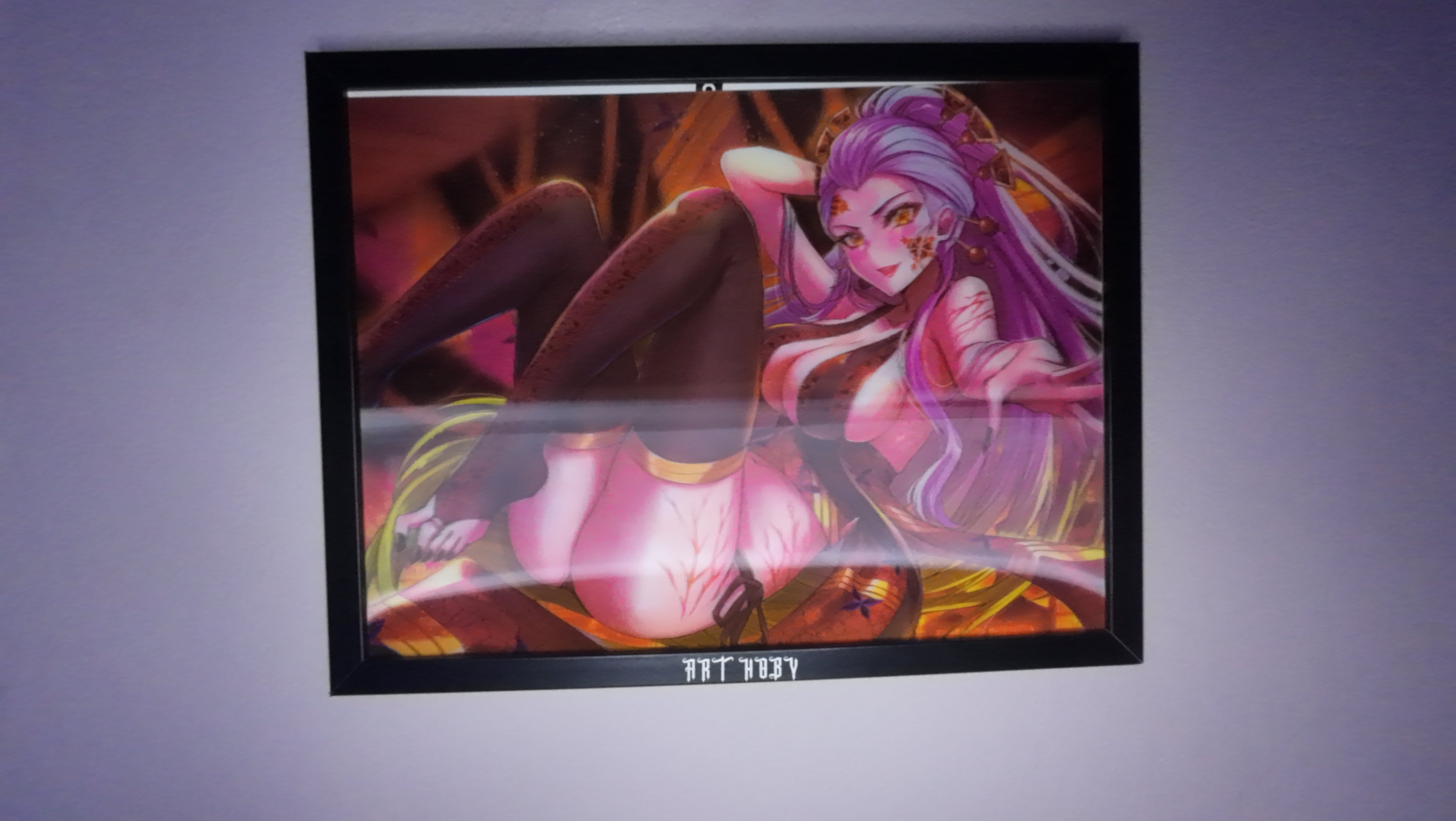 Daki Anime Tablosu – Hareketli Görselli Demon Slayer Poster (Lenticular)