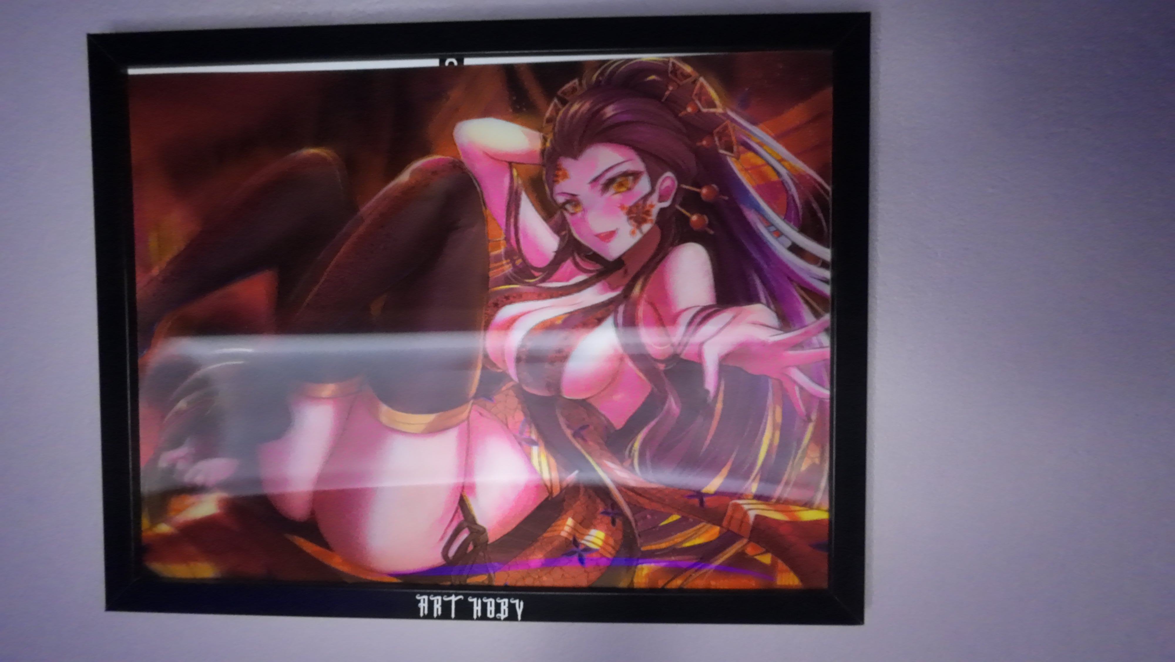 Daki Anime Tablosu – Hareketli Görselli Demon Slayer Poster (Lenticular)