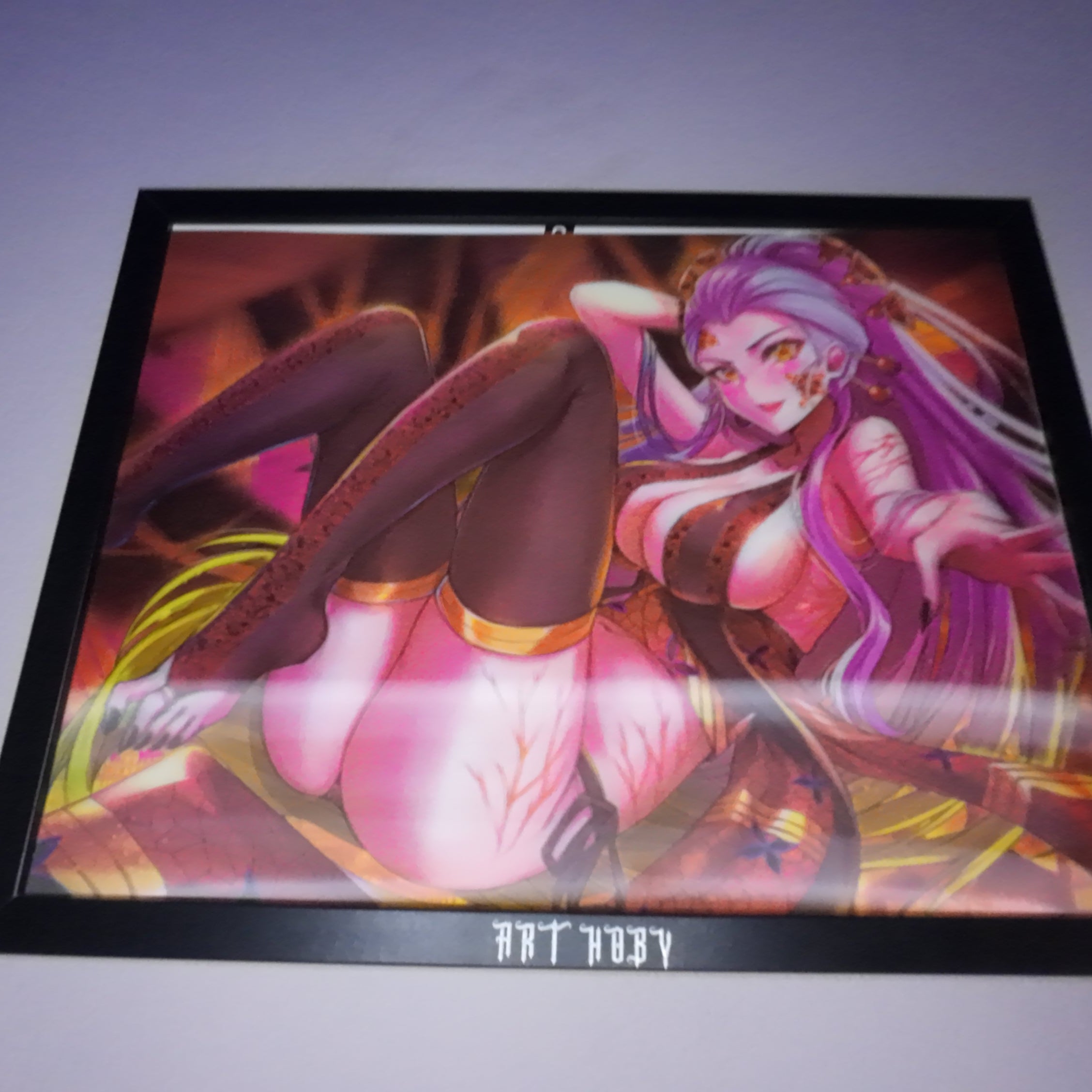 Daki Anime Tablosu – Hareketli Görselli Demon Slayer Poster (Lenticular)