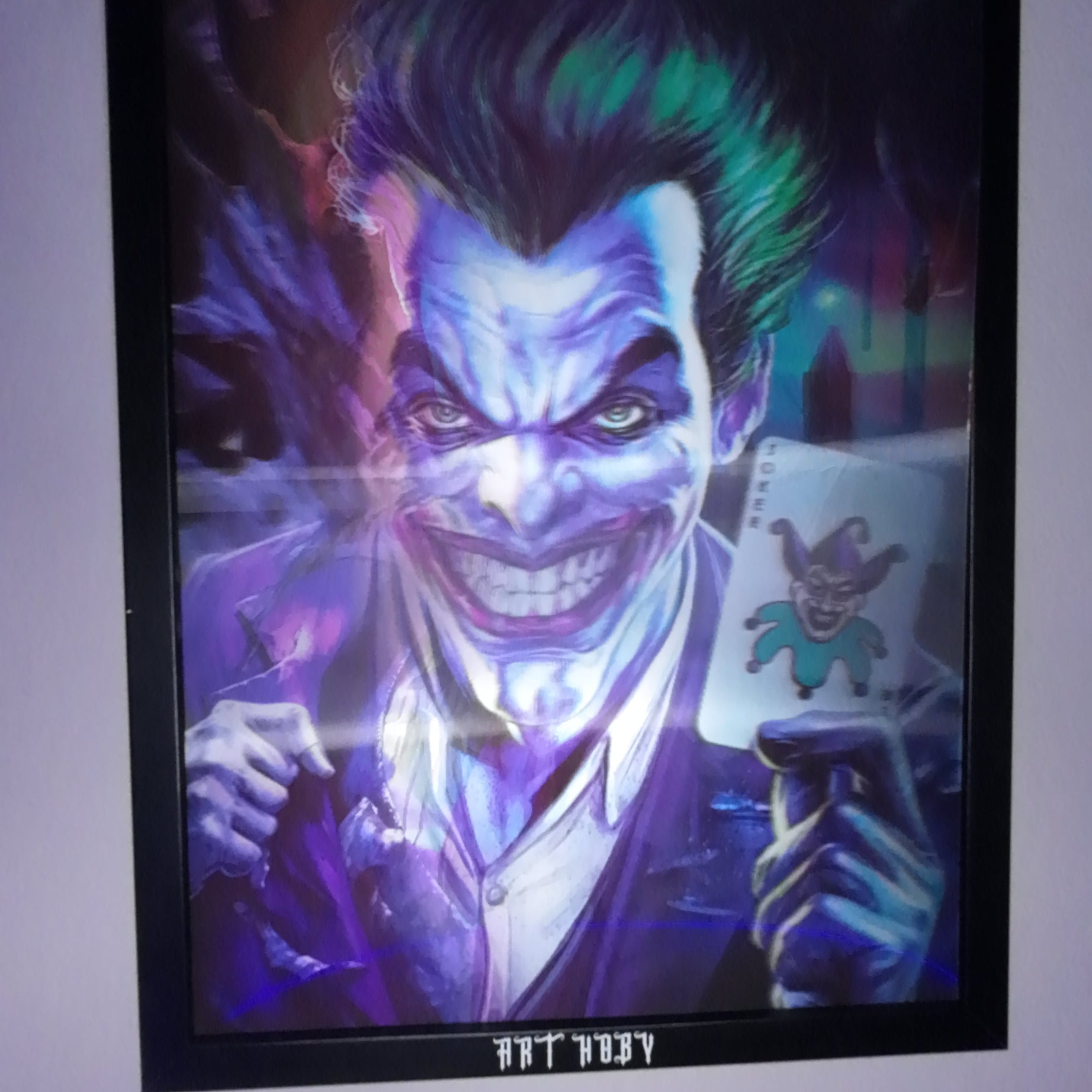 Hareketli Joker Tablo | 3 Boyutlu Değişen Görselli Poster (30x40)
