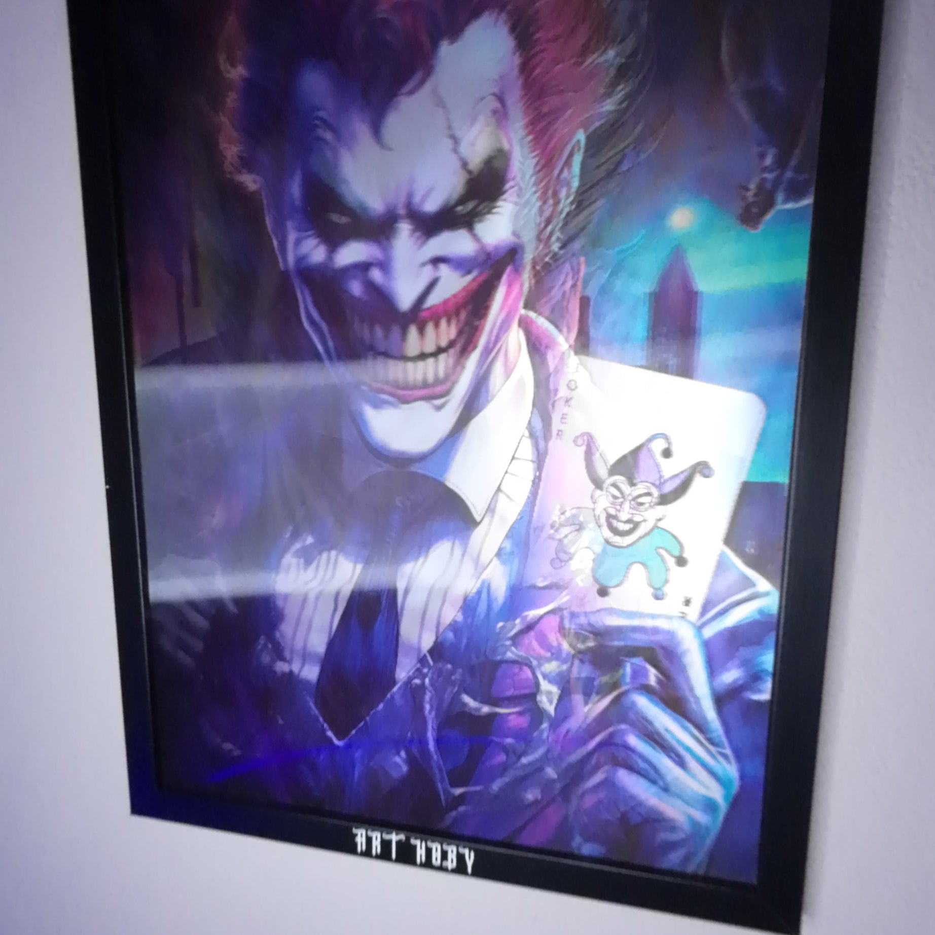 Hareketli Joker Tablo | 3 Boyutlu Değişen Görselli Poster (30x40)