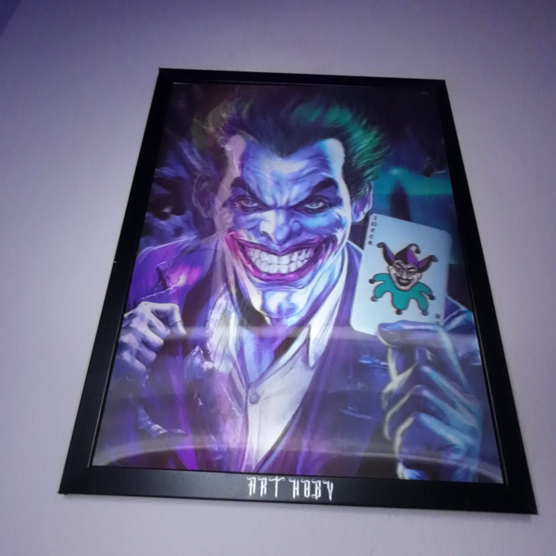 Hareketli Joker Tablo | 3 Boyutlu Değişen Görselli Poster (30x40)