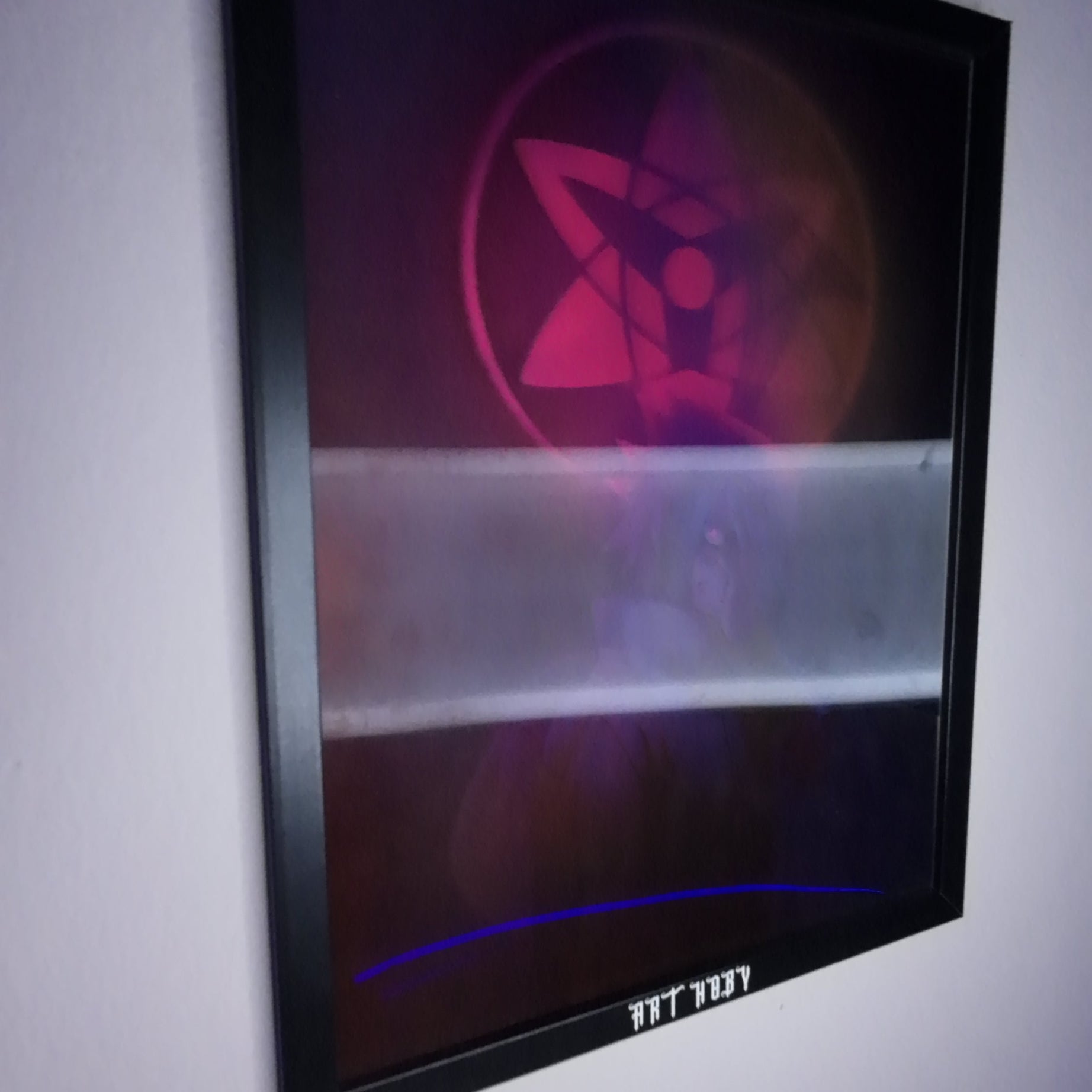 Itachi Uchiha Naruto Tablosu – Sharingan Temalı 3D Poster (Lenticular)