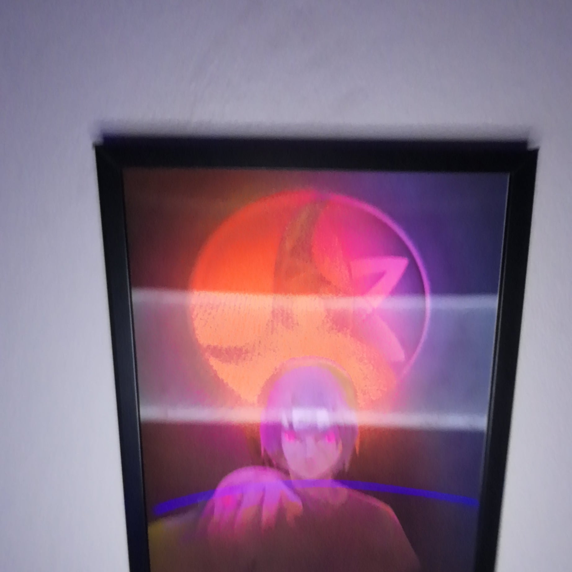 Itachi Uchiha Naruto Tablosu – Sharingan Temalı 3D Poster (Lenticular)