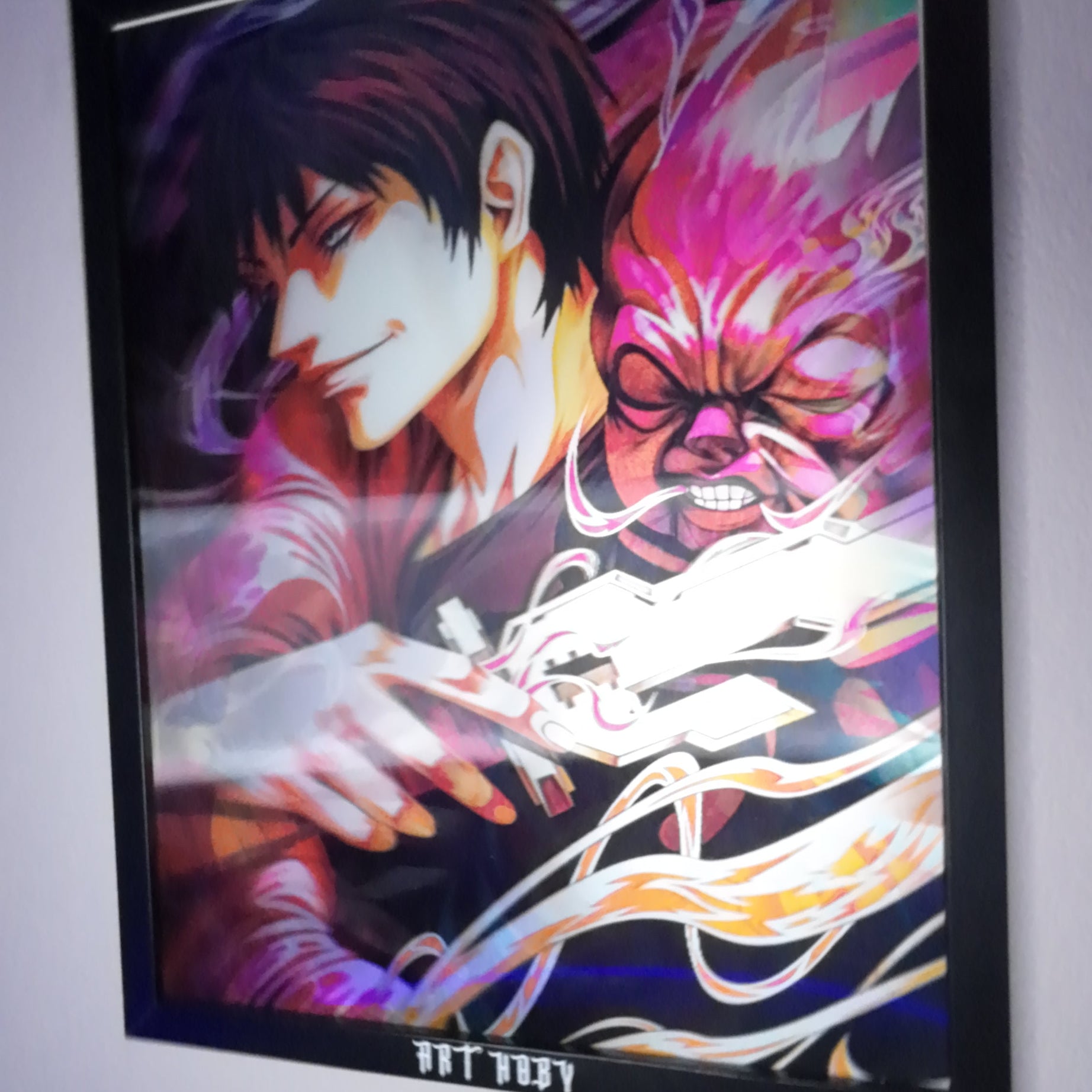 Jujutsu Kaisen 3’lü Karakter Tablo – Gojo, Toji ve Geto Hareketli Tablo (Lenticular)