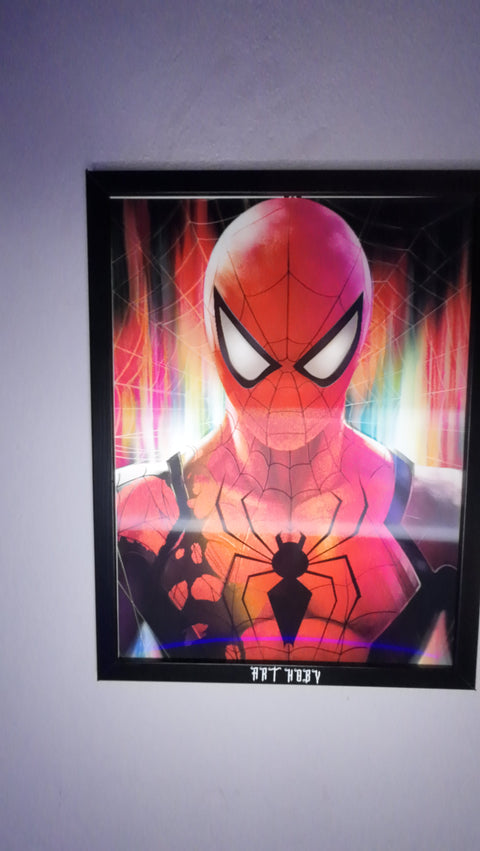 Spider-Man Venom Dönüşümlü 3D Lenticular Poster (Marvel Süper Kahraman Koleksiyonu)