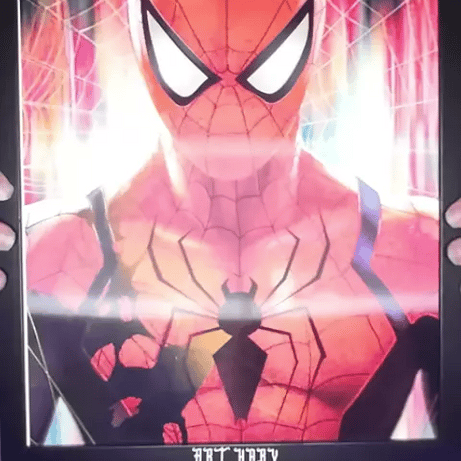 Spider-Man Venom Dönüşümlü 3D Lenticular Poster (Marvel Süper Kahraman Koleksiyonu)