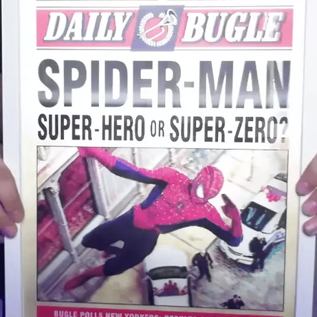 Hareketli Spiderman Tablo | 3 Boyutlu Değişen Görselli Poster (30x40)