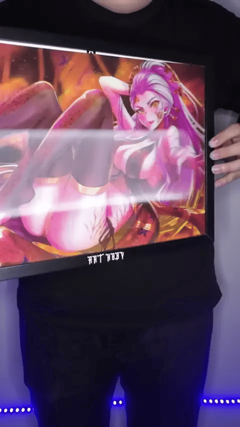 Daki Anime Tablosu – Hareketli Görselli Demon Slayer Poster (Lenticular)